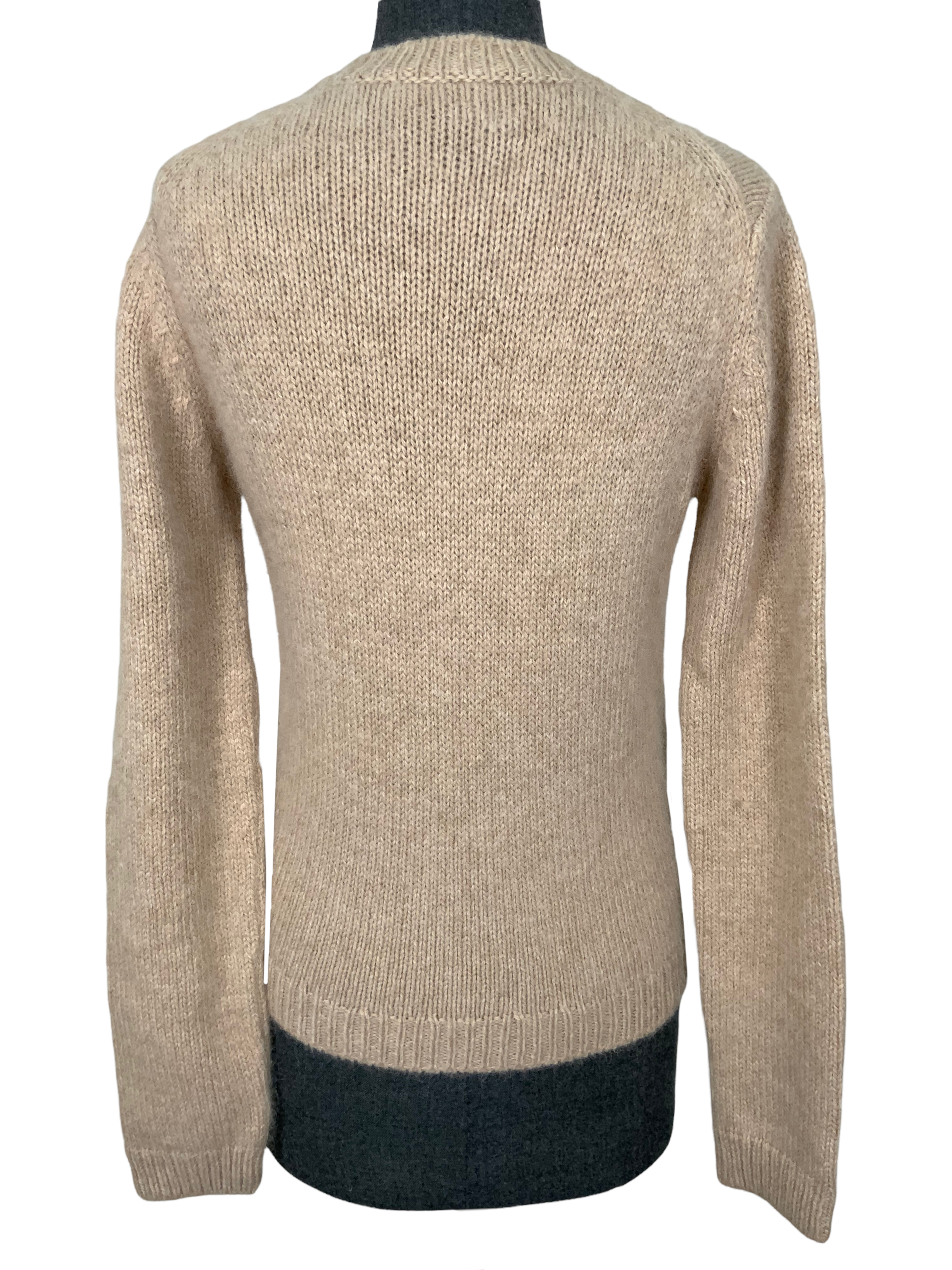 PRADA Women's Cashmere Sweater - Soft Luxury Knit Pullover, Size S - Perfect for Office Wear & Winter Fashion