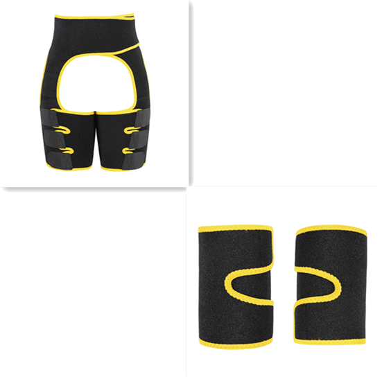 Adjustable Sports Waist Belt with Leg Straps - One Piece Girdle for Running, Gym & Workout - Perfect for Fitness Training & Outdoor Activities