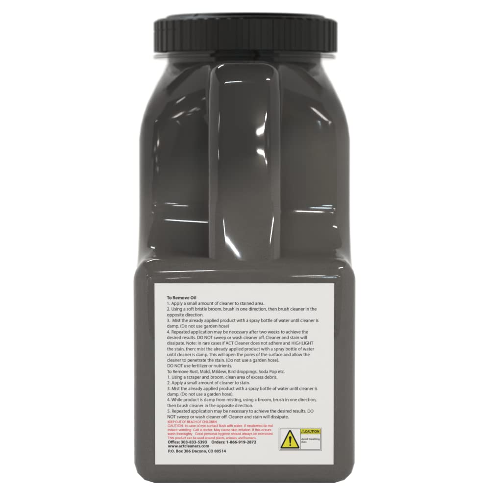 ACT Asphalt Cleaner (10lbs) - Heavy-Duty Driveway & Pavement Stain Remover - Ideal for Oil, Grease, and Tar Stains - Perfect for Home Driveways, Parking Lots, and Industrial Use
