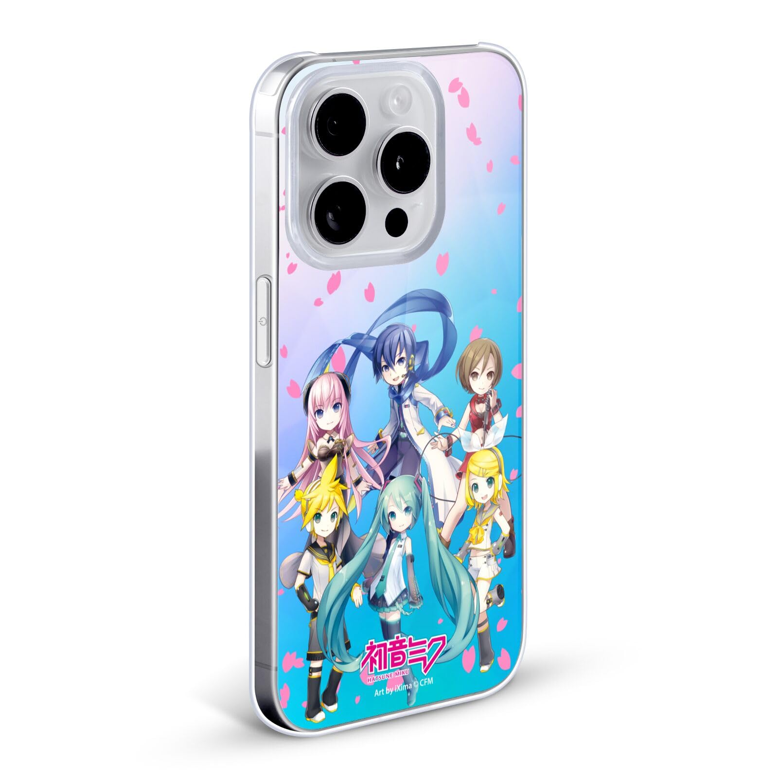 Officially Licensed Hatsune Miku Sakura Virtual Singers Hard Back Phone Case - Compatible with Apple iPhone 12 Pro Max - Cute Anime Design for Fans, School & Concert Use