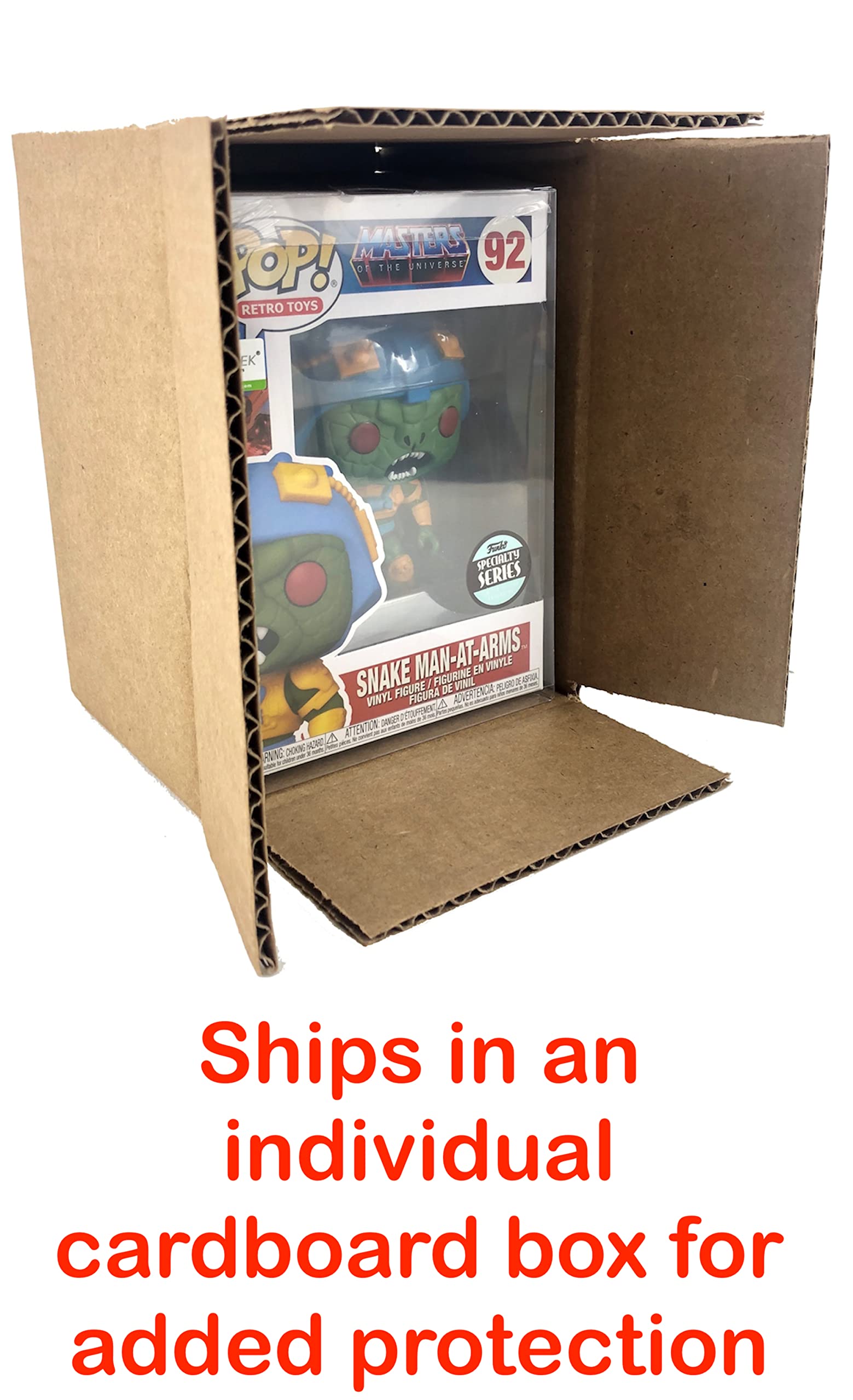 Funko Pop! Masters of The Universe - Snake Man-at-Arms Collectible Vinyl Figure - Specialty Series with Pop Protector Case | Perfect for Display, Gifts & Pop Culture Collections