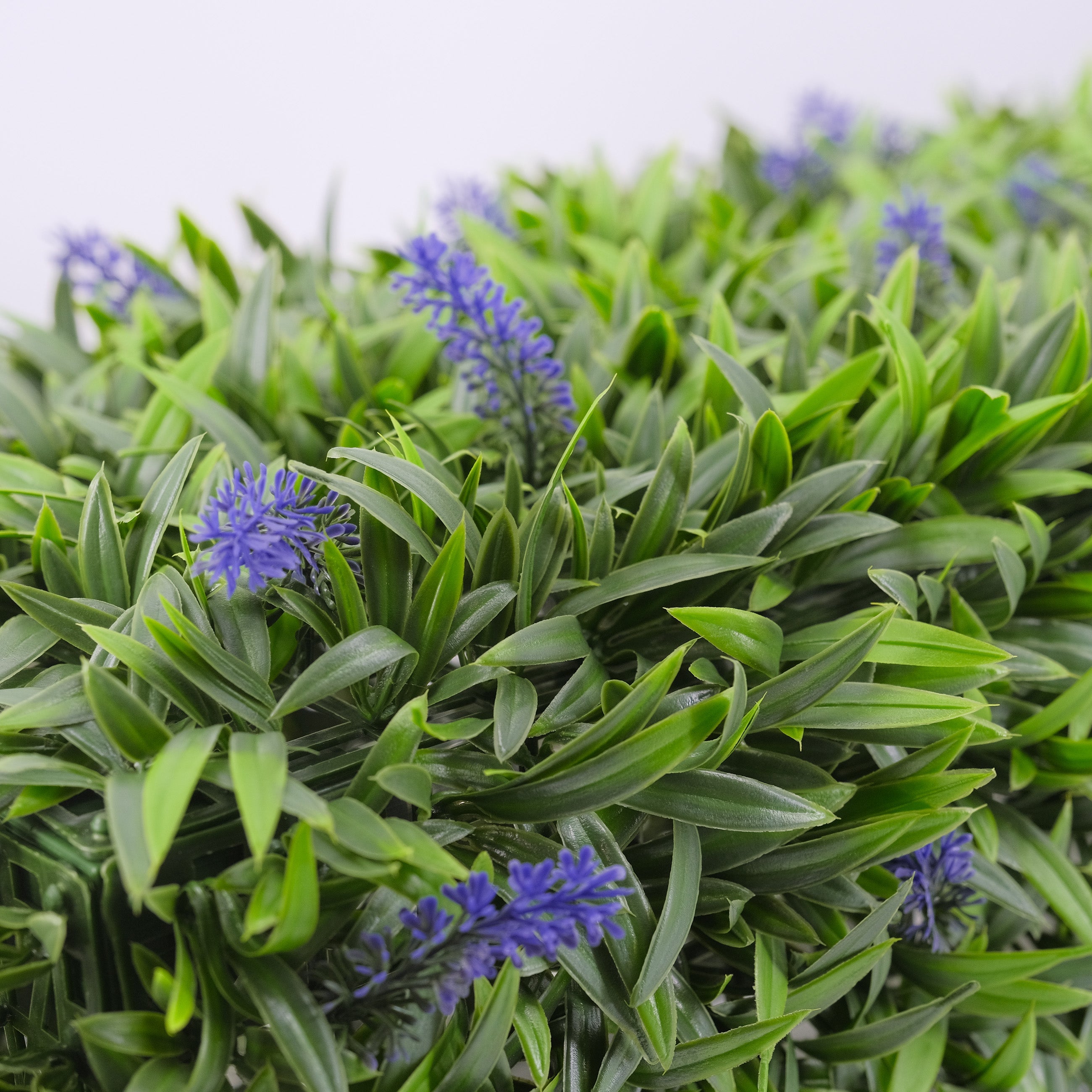 Freestanding Artificial Lavender Hedge Panel 50x100x25cm - Privacy Screen for Patio, Garden, and Balcony Decor
