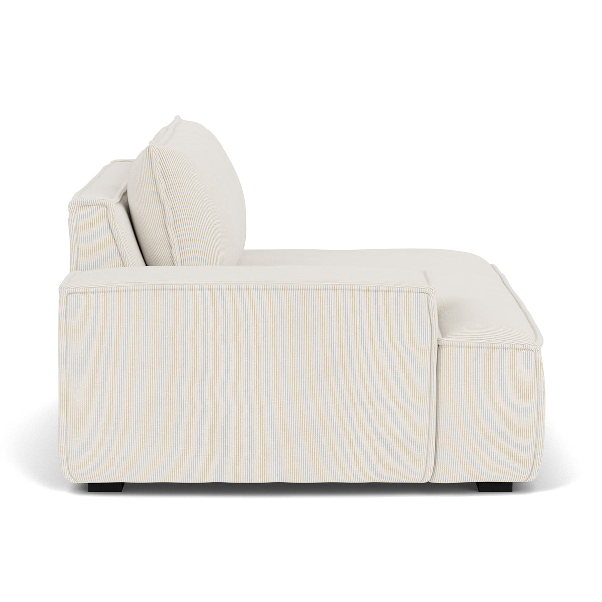 Daphne Velvet Left Arm Modular Sofa - 1 Seater Modern Living Room Furniture for Small Spaces, Apartments & Cozy Home Decor