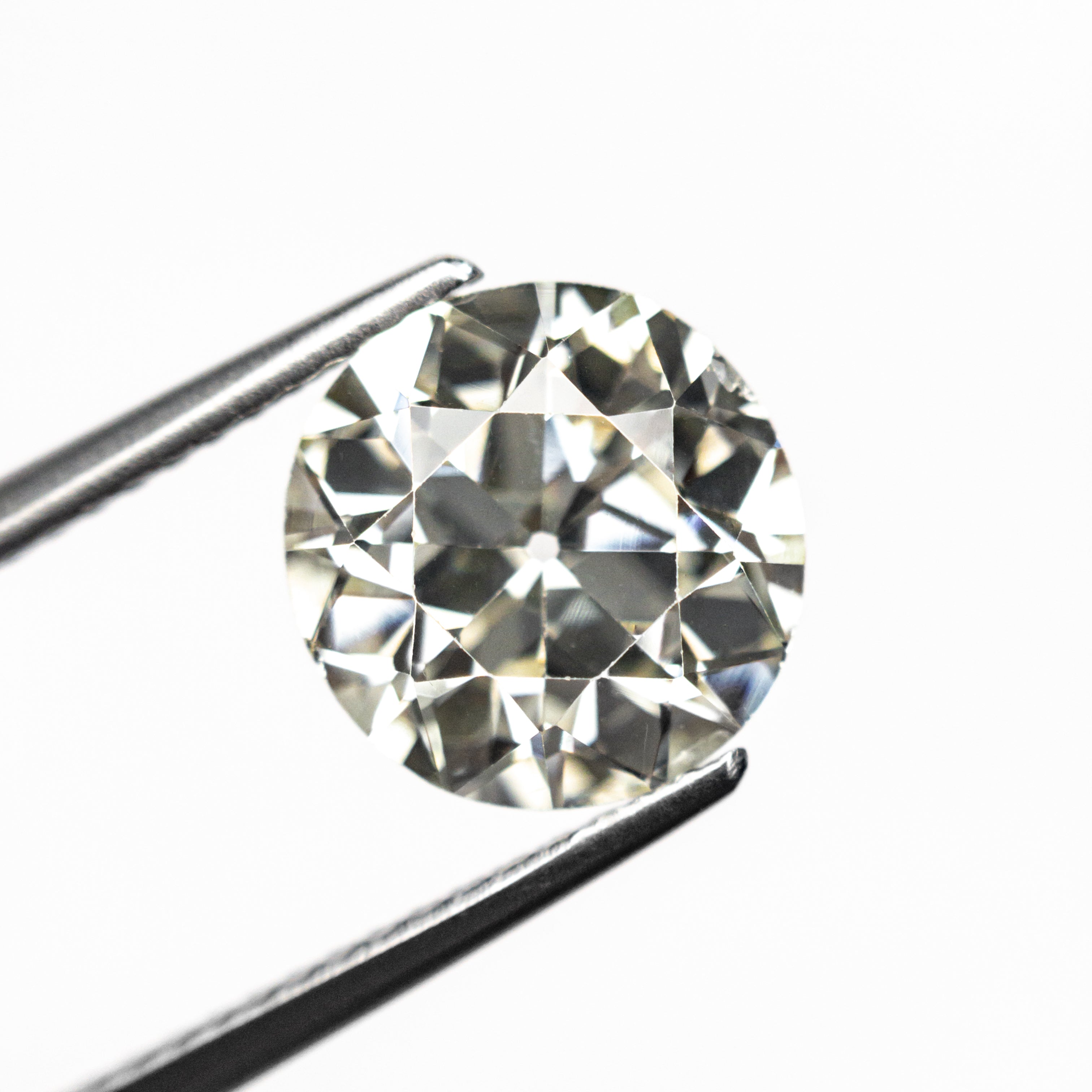 3.03ct GIA Certified VS2 O-P Antique Old European Cut Diamond (9.41x9.12x5.59mm) - Vintage Engagement Ring Center Stone for Wedding & Anniversary Jewelry