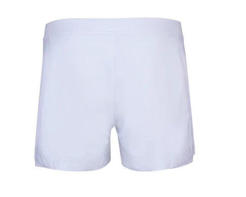 Babolat Women's Workout Shorts - Breathable Athletic Shorts for Running, Yoga & Gym - White - Perfect for Tennis, Fitness & Active Lifestyle