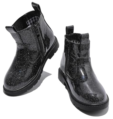 Patent Glitter Black