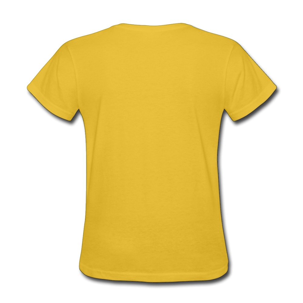 LENOJE Women's Cotton Yellow T-Shirt - Casual Blind Melon Fashion Tee for Summer Outfits & Streetwear
