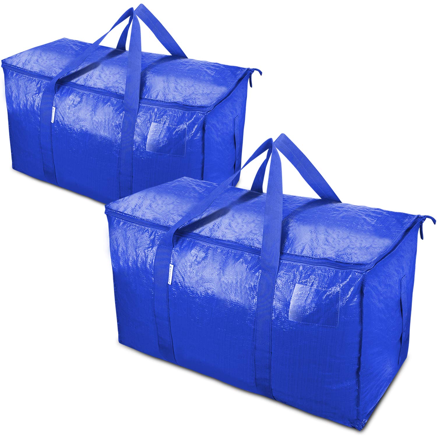 TICONN 2 Pack Extra Large Moving Bags + 6-Pack Oversized Moving Bags - Heavy Duty Storage Bags for Moving, Packing & Organizing - Perfect for Home Relocation, College Dorm & Storage