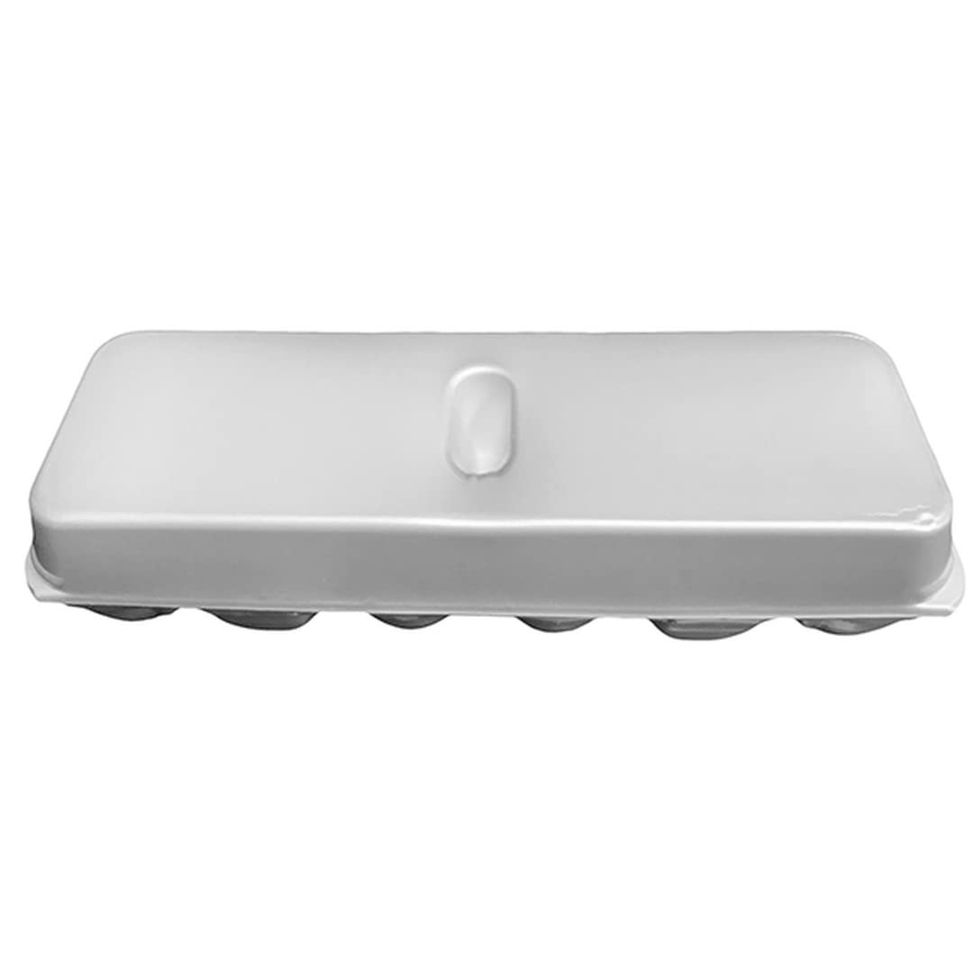 Premium White 12-Egg Styrofoam Cartons - 50 Pack Bulk Egg Containers for Farmers Markets, Restaurants & Home Kitchen Storage