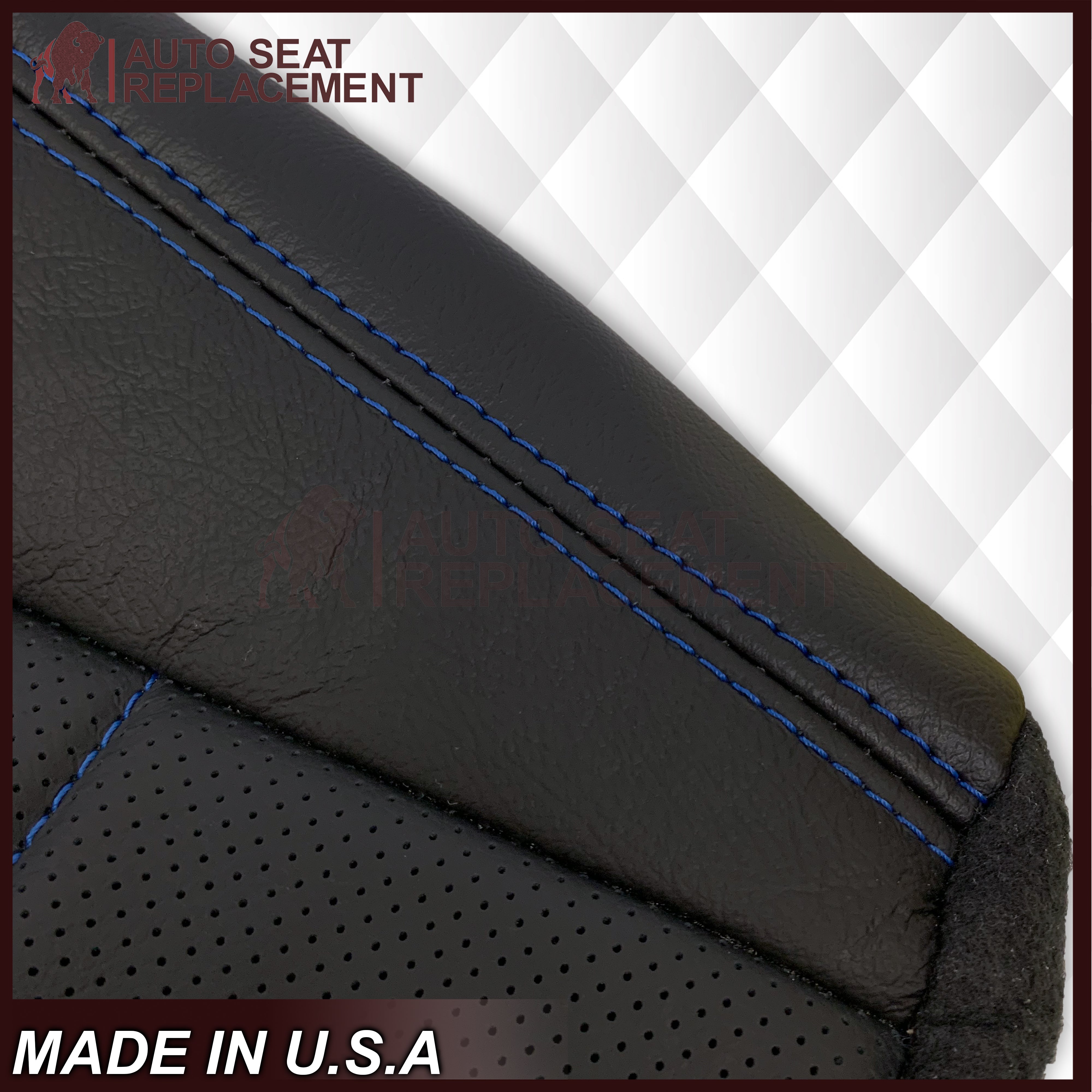 Custom Seat Covers for 1999-2004 Ford Mustang GT Convertible - Choose Colors & Add Logo - Perfect for Car Enthusiasts & Gift Ideas