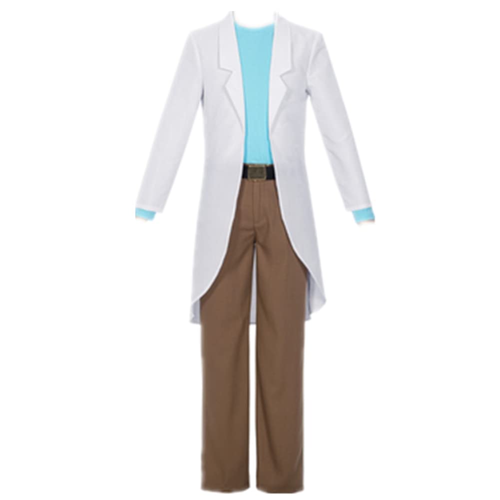 Morty & Rick Cosplay Costume Outfits - Adult Halloween Carnival Suit for Cosplay, Comic-Con & Anime Events