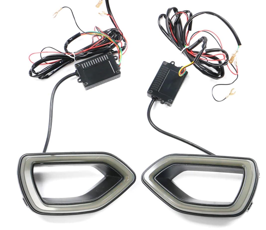 2015-2023 Dodge Charger SRT LED Signal Light Bar - Smoke White DRL with Yellow Turn Signal - High Performance LED Lights for Off-Road & Night Driving