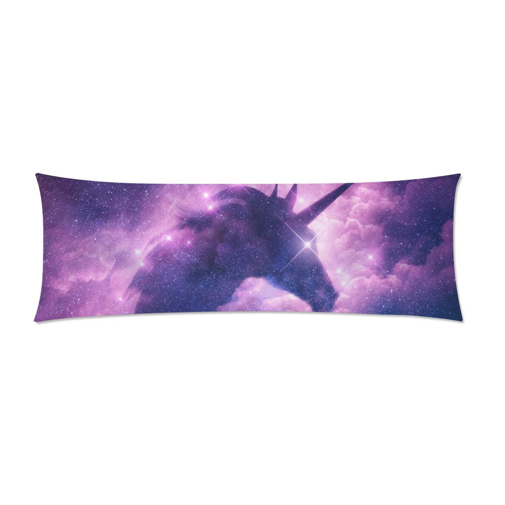 Custom Unicorn Body Pillow Cover 21x60 Inches - Double Sided Printing Soft Throw Pillowcase for Anime Fans & Home Decor | InterestPrint