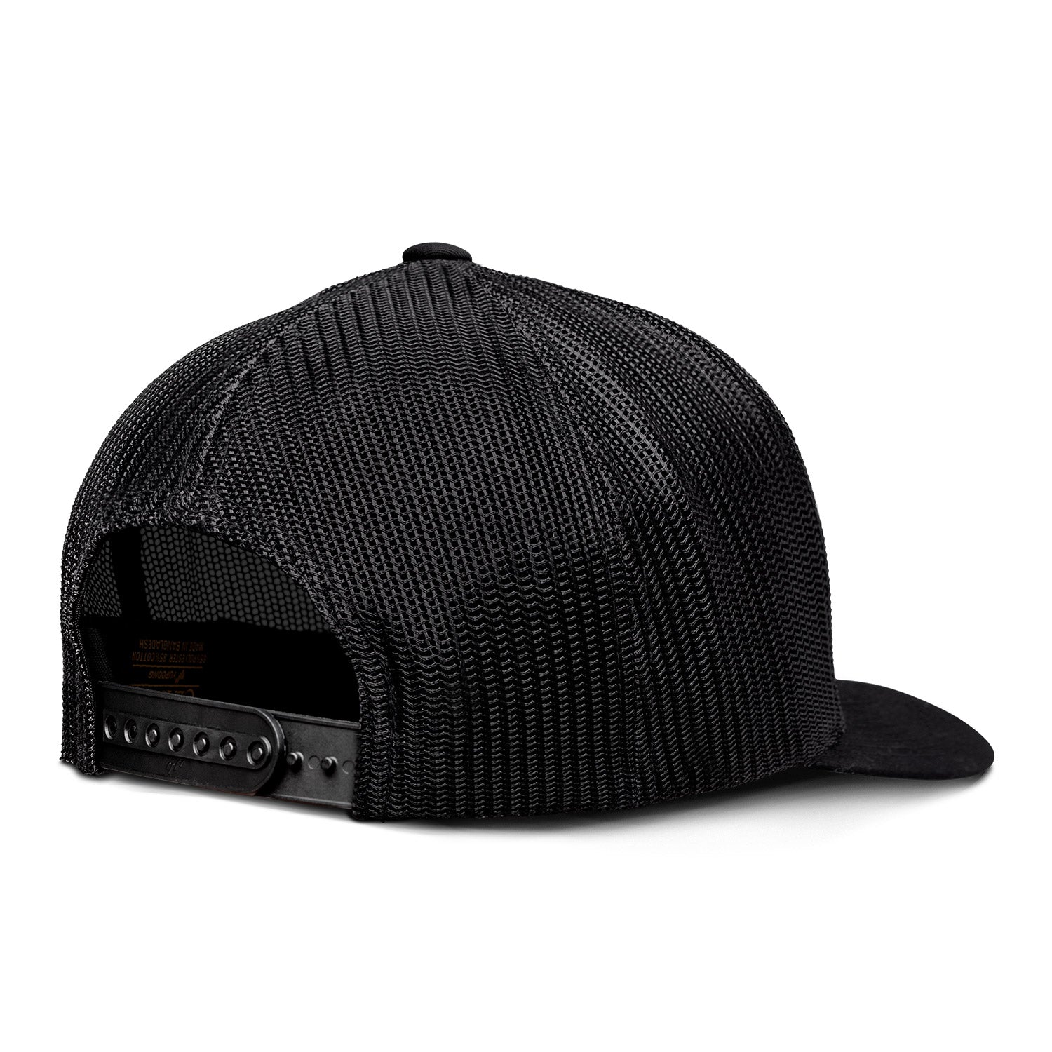 KORE Trucker Hat - Black on Black | Adjustable Snapback Cap for Men & Women | Perfect for Outdoor Activities, Sports, and Casual Wear