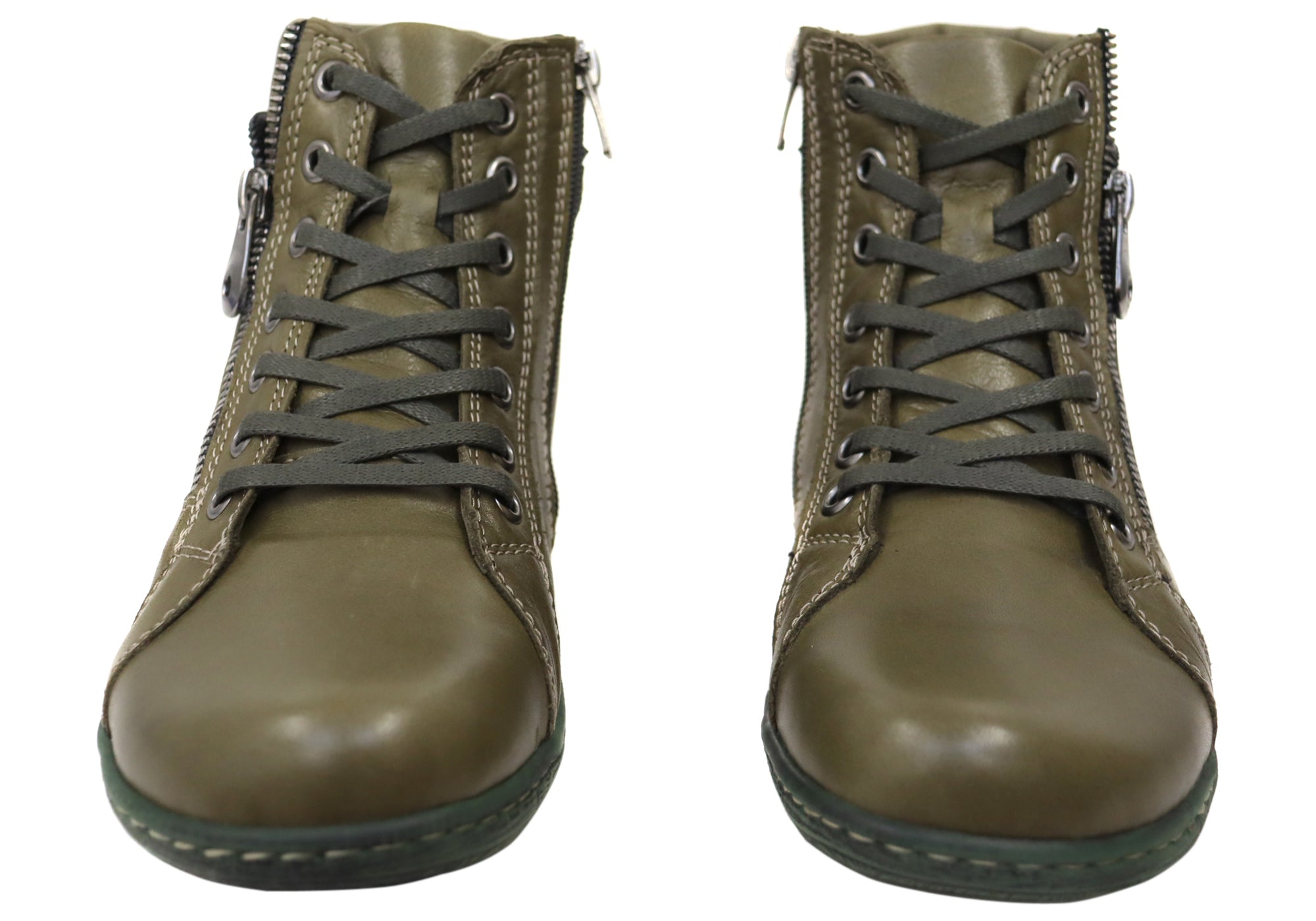 Orizonte Zoni Women's European Comfortable Leather Ankle Boots - Stylish & Comfortable for Work, Travel & Everyday Wear