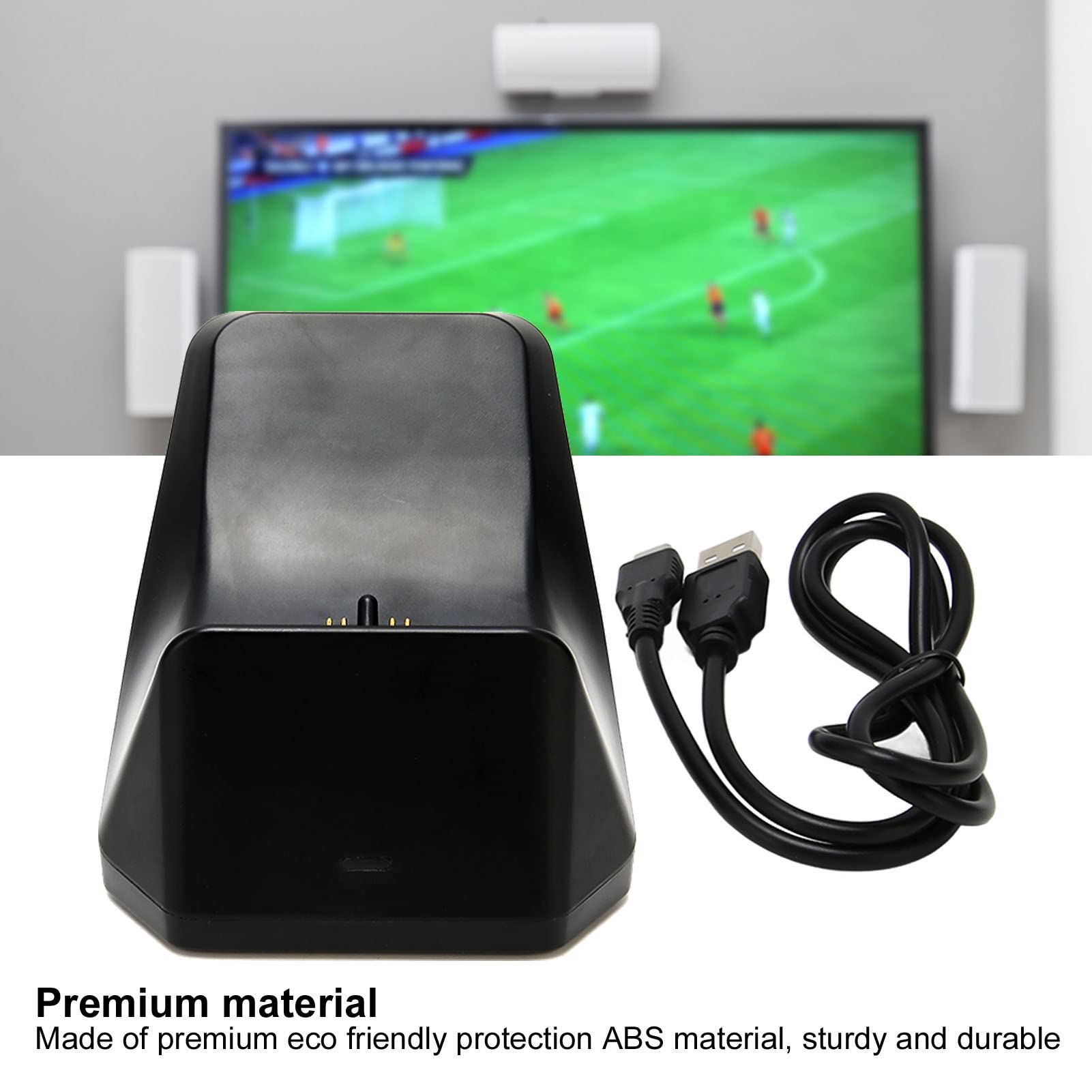 Wireless Controller Charging Stand - Single Channel LED Indicator Charging Dock Station for PS5, Xbox & Switch Gamepads - Portable Gaming Accessory for Home & Travel Use