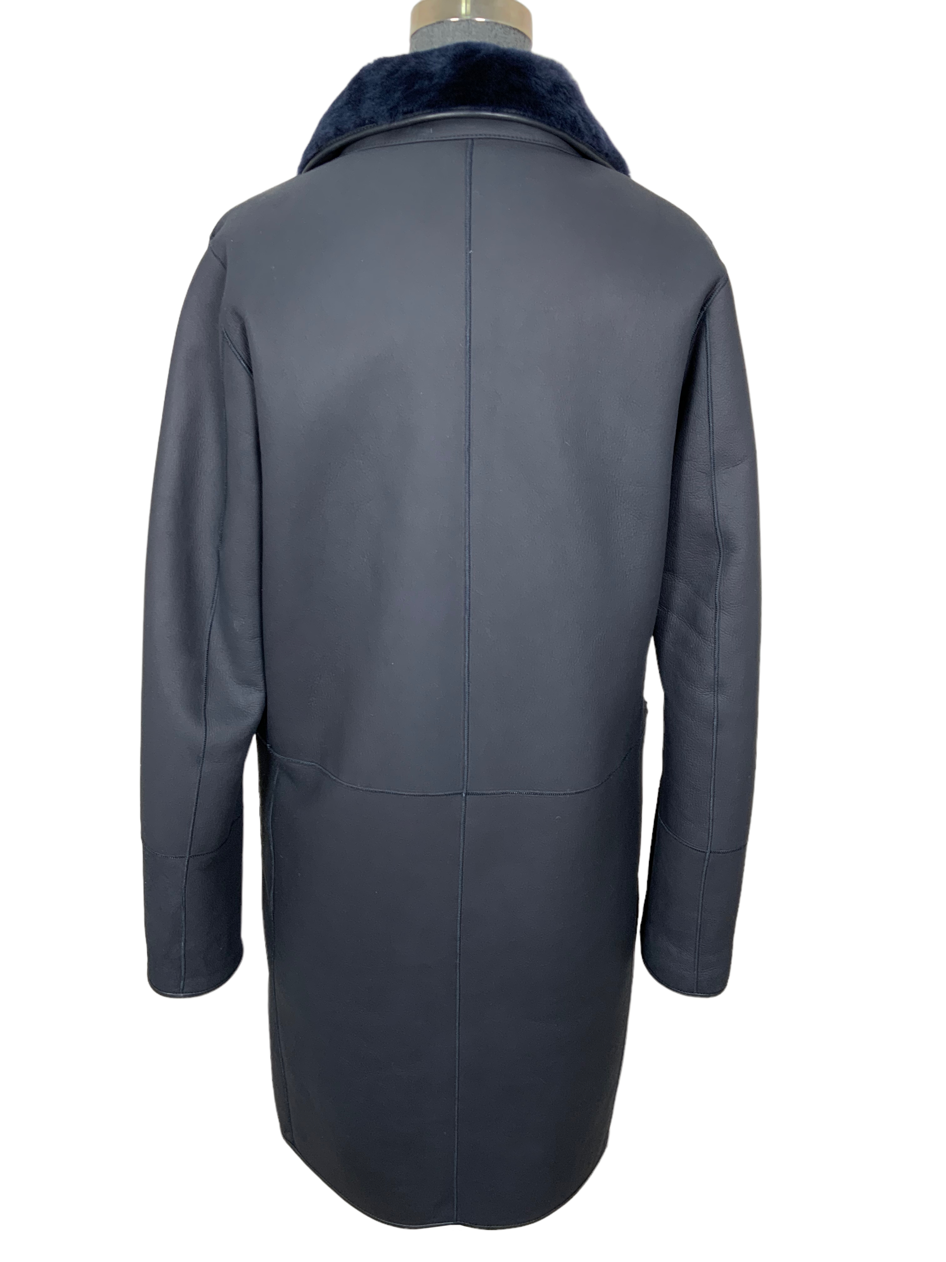 LORO PIANA Reversible Shearling Fur Leather Coat for Women | Size M | Winter Outerwear for Luxury Fashion & Cold Weather