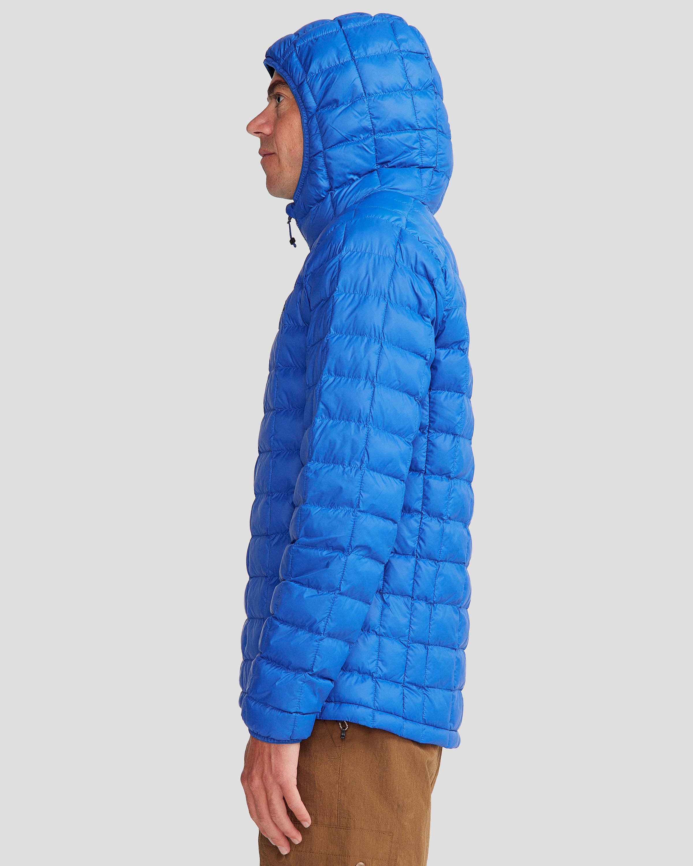Men's Heli Insulated Hooded Jacket - Peak Blue | Winter Warm Waterproof Windbreaker for Outdoor Activities Hiking Camping Skiing