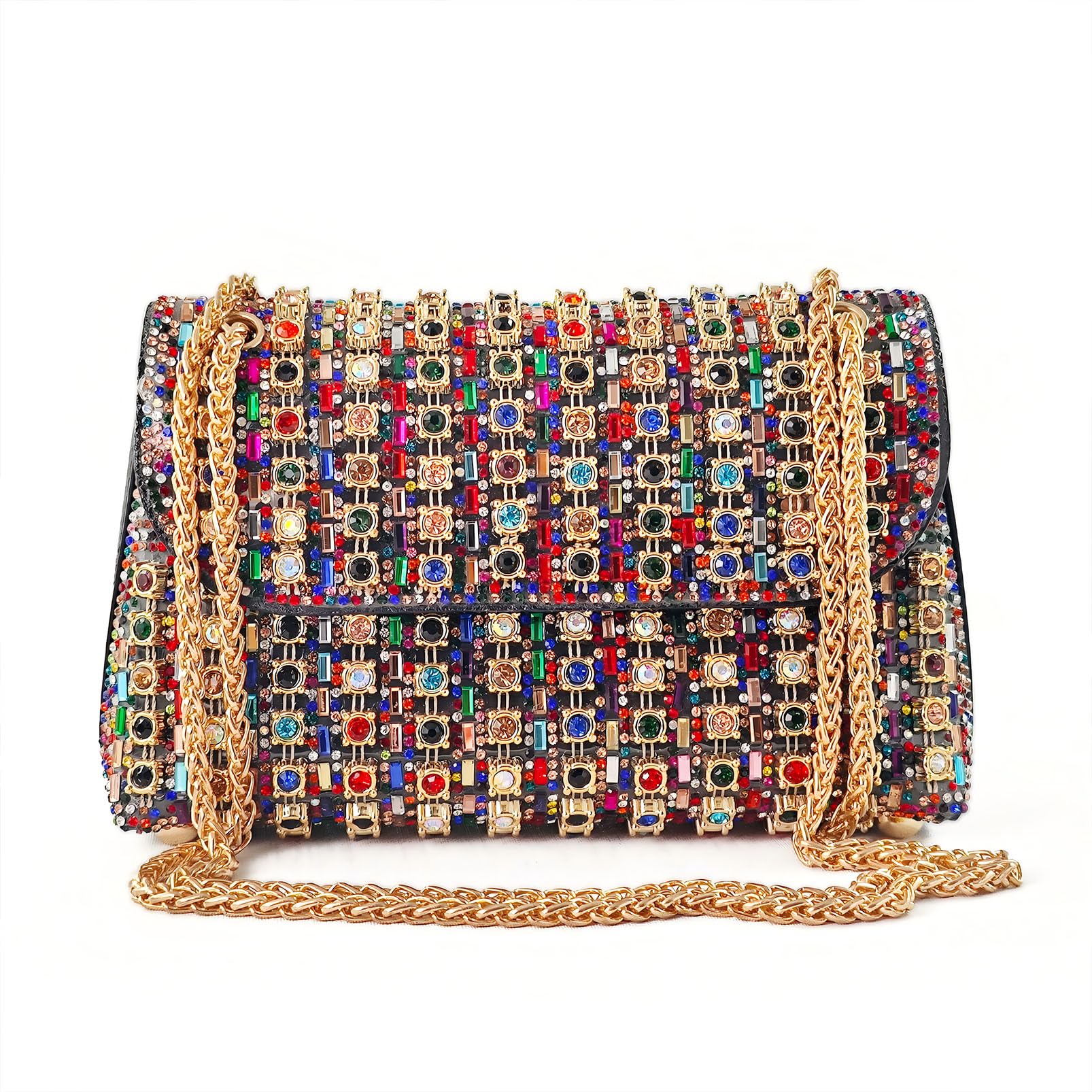 Sparkling Rhinestone Evening Clutch Purse for Women - Elegant Wedding, Party & Prom Handbag | Perfect for Formal Events, Date Nights & Special Occasions