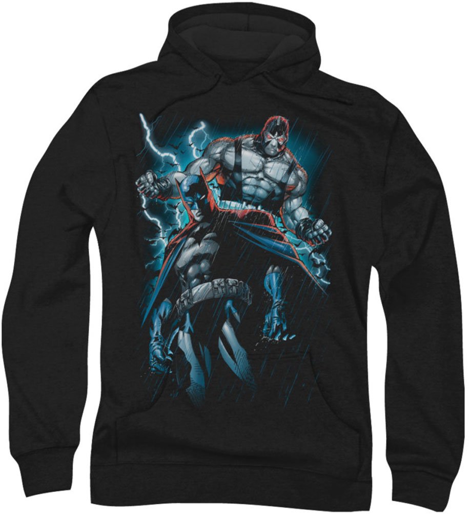 Batman Evil Rising Hoodie for Men - Superhero Graphic Pullover Sweatshirt for Cosplay, Halloween & Casual Wear