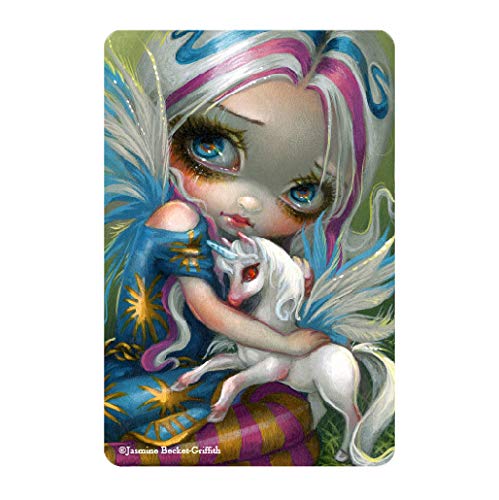 Gothic Fairy Tale Twilight Delight Wood Magnet - Jasmine Becket-Griffith Art, Laser-Cut UV-Coated 2x3 Inch Decorative Fridge Magnet (1252-LM) - Perfect for Home, Office & Gift Giving