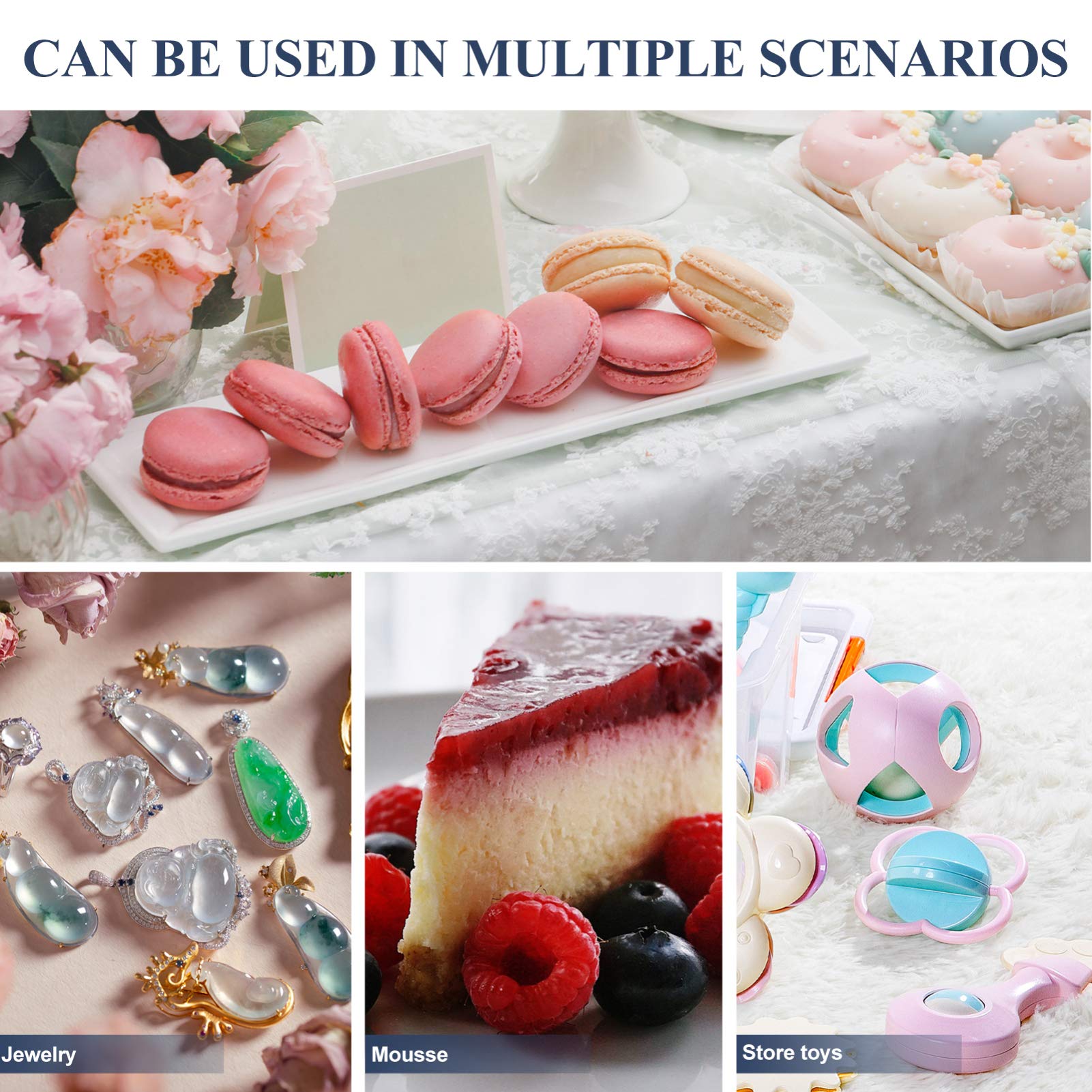 Plastic Cake Dome Cover - Round Transparent Cake Stand Protector for Dessert Display, Food Serving Tray & Pedestal Showcase | Perfect for Bakeries, Parties & Kitchen Storage
