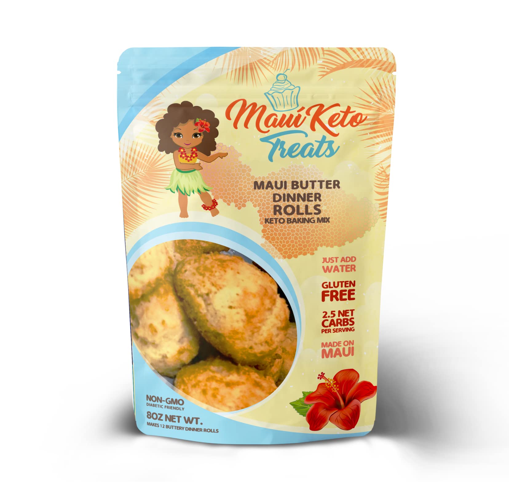 Maui Butter Dinner Rolls Mix - Makes 12 Soft & Fluffy Homemade Rolls | Perfect for Holidays, Family Dinners & Special Occasions