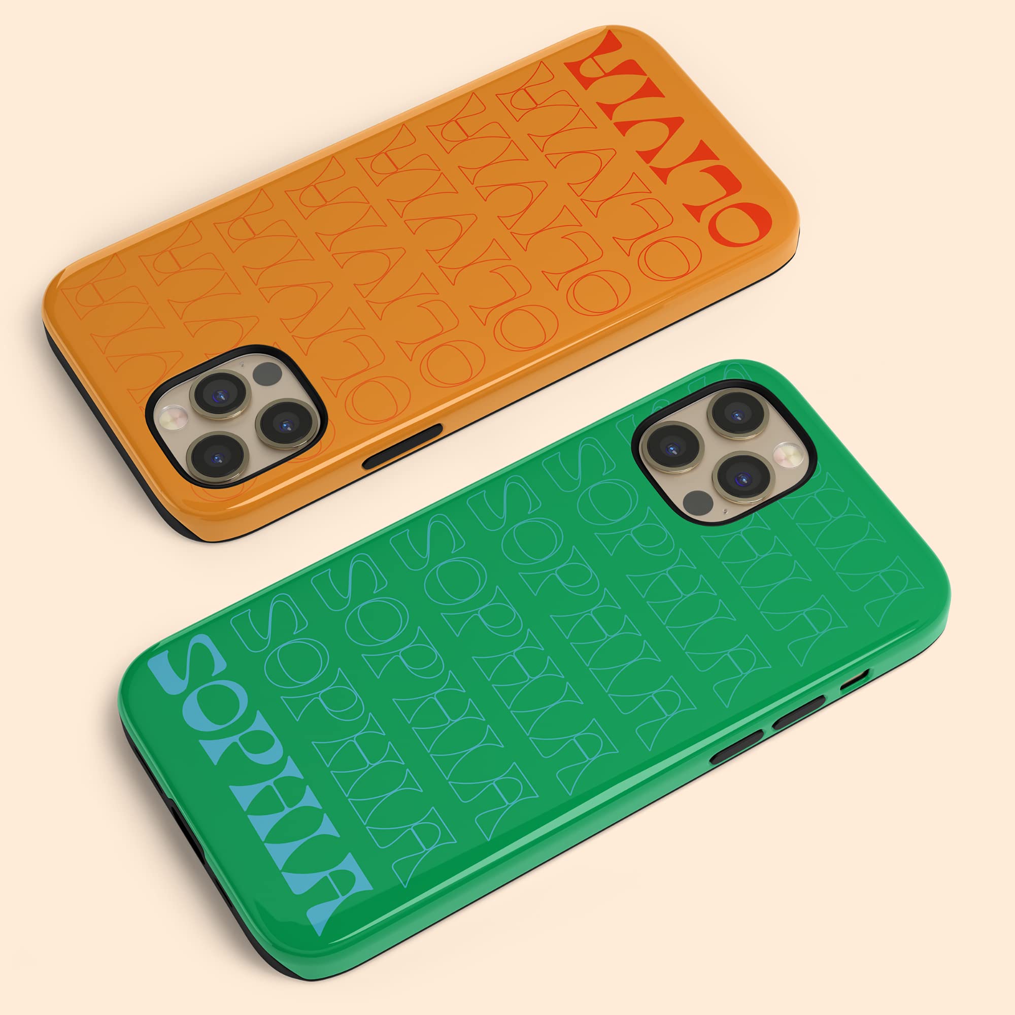 Custom Name Colorful Summer Phone Case for iPhone 16 Plus/15 Pro Max/14/13 Mini/12/11/X/XS Max/XR/7/8 - Personalized Protective Cover - Perfect for Beach, Travel & Everyday Use