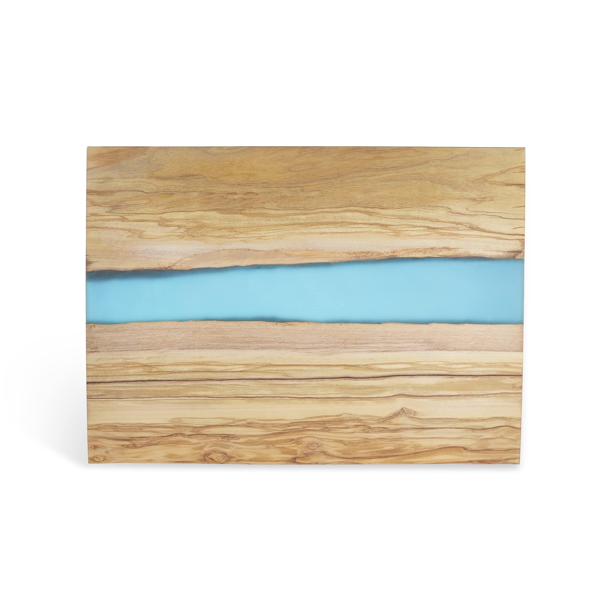 Makerflo 10-Piece Olive Wood Resin Cutting Board Set for DIY Crafting - Laser Engraving, Epoxy, UV DTF & Vinyl Projects | Durable Wooden Chopping Block with Mineral Oil Coating | Perfect for Kitchen, Home Decor & Personalized Gifts