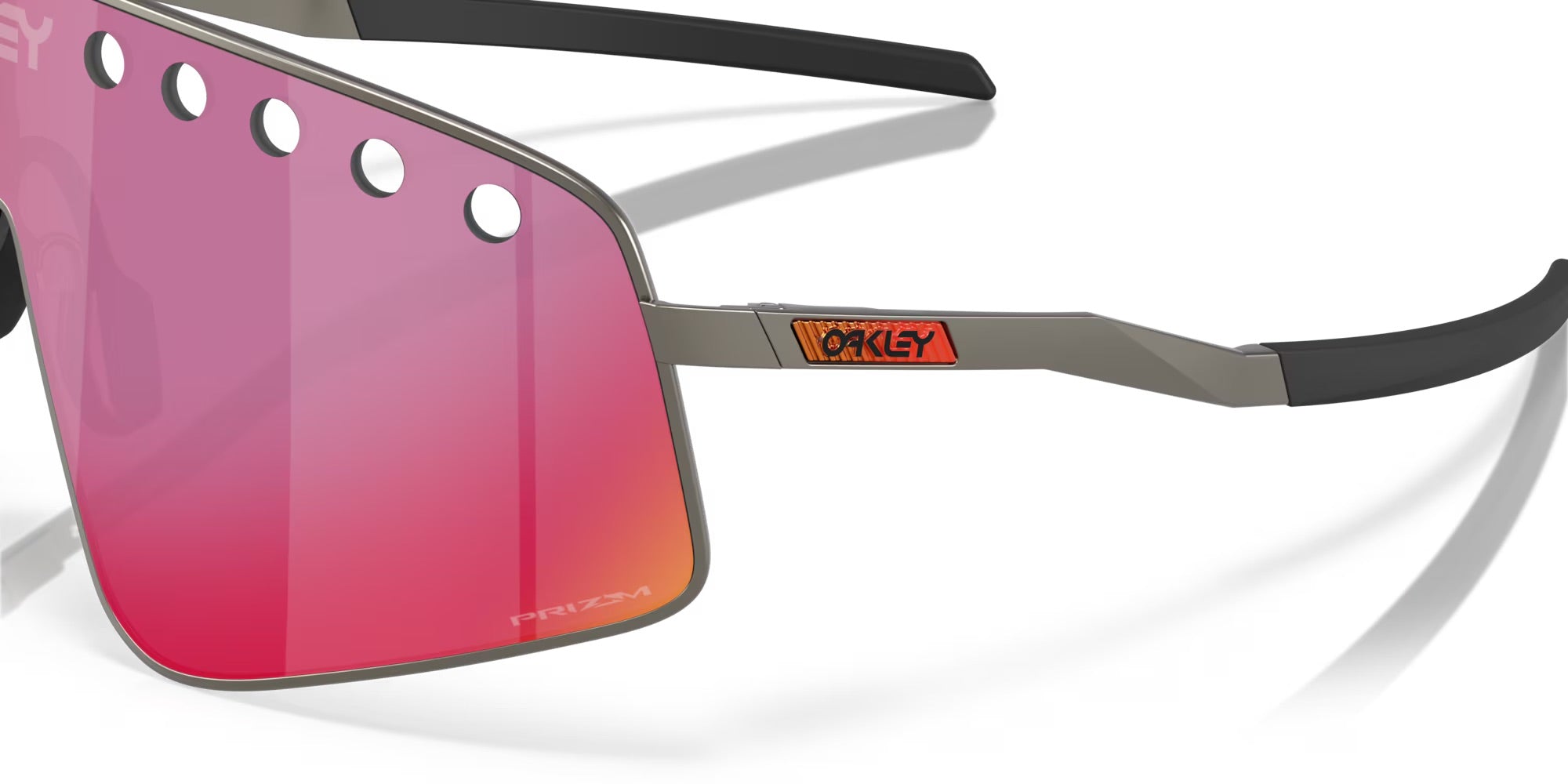 Oakley Sutro TI Sweep Matte Gunmetal Sunglasses with Prizm Road Lens - Ideal for Cycling, Running & Outdoor Sports
