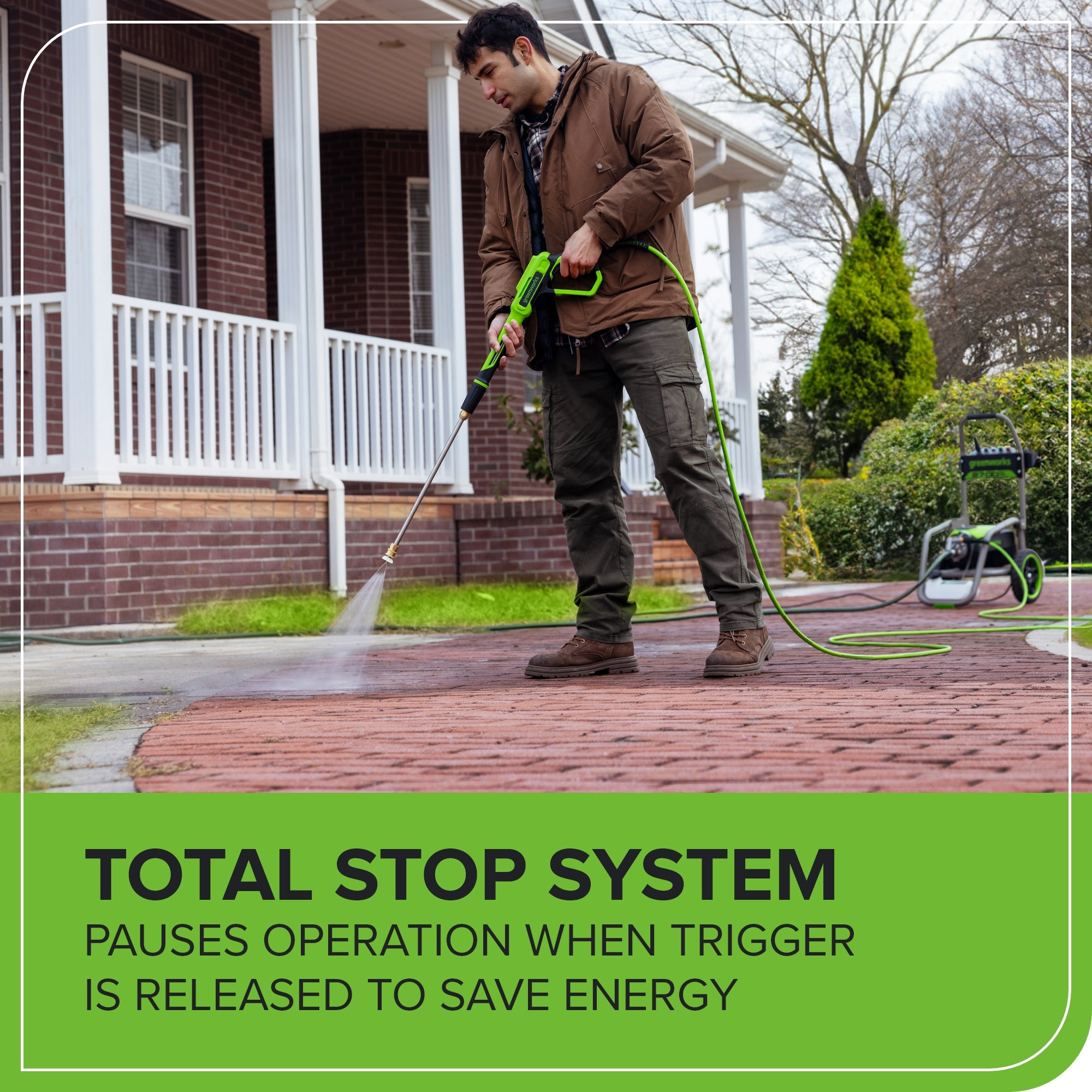 2300 PSI 1.2 GPM Cold Water Electric Pressure Washer (2nd Generation) - Perfect for Home Cleaning, Driveway Washing, and Outdoor Surface Maintenance