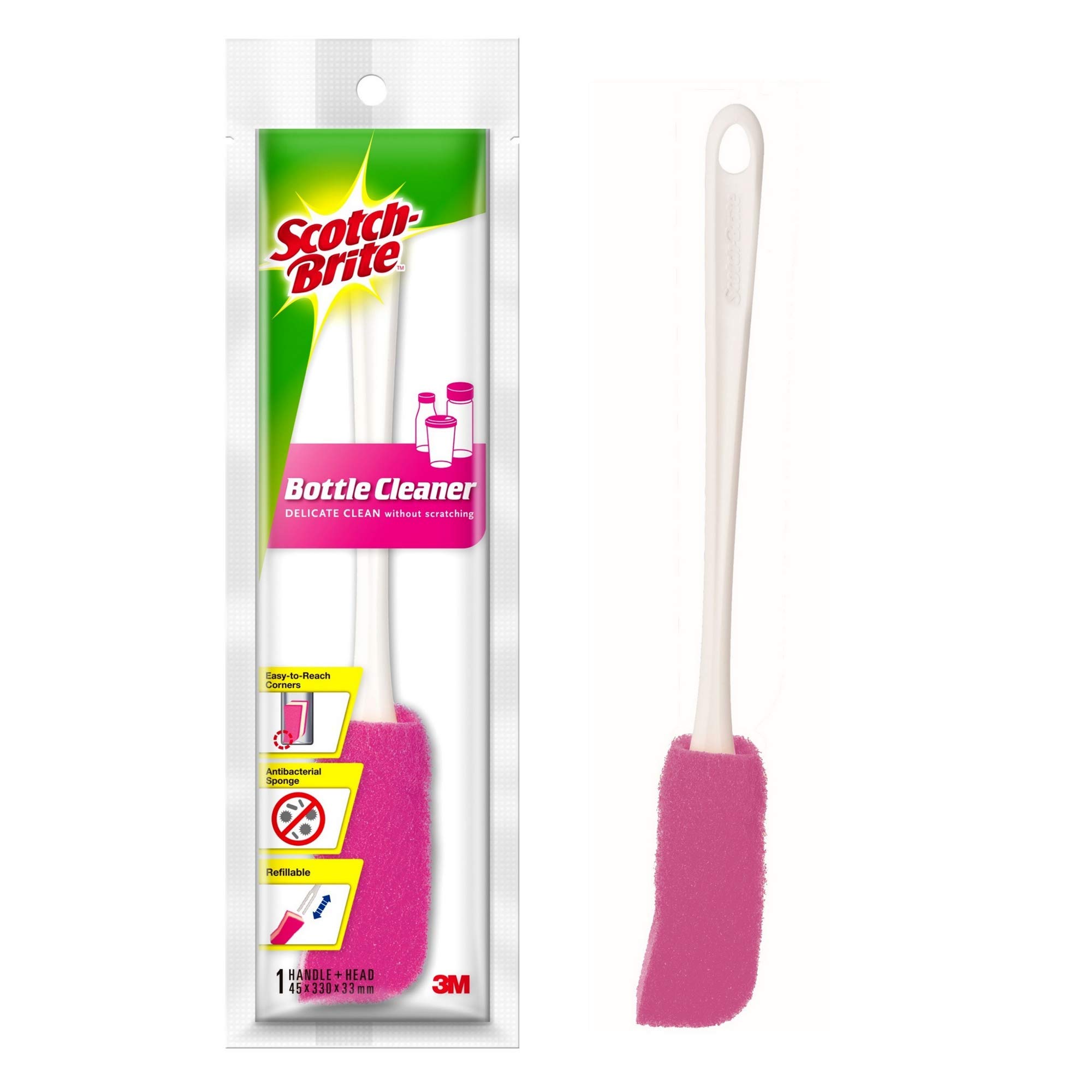 Scotch-Brite Reusable Kitchen Cleaning Sponge - Multi-Color, Biodegradable & Easy to Use for Dishes, Countertops & Appliances | Eco-Friendly Home Cleaning Supplies