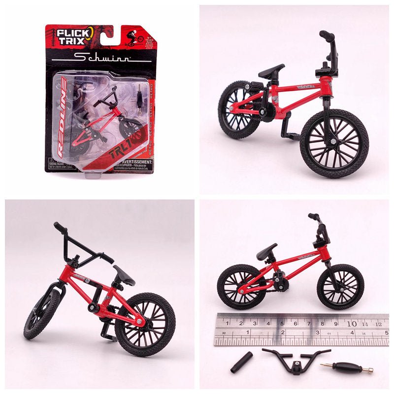 Premium Diecast Finger Bike FLICK TRIX - Miniature BMX Toy Bicycle Model for Kids & Collectors - Perfect Gift for Birthday, Party Favors & Desk Decor