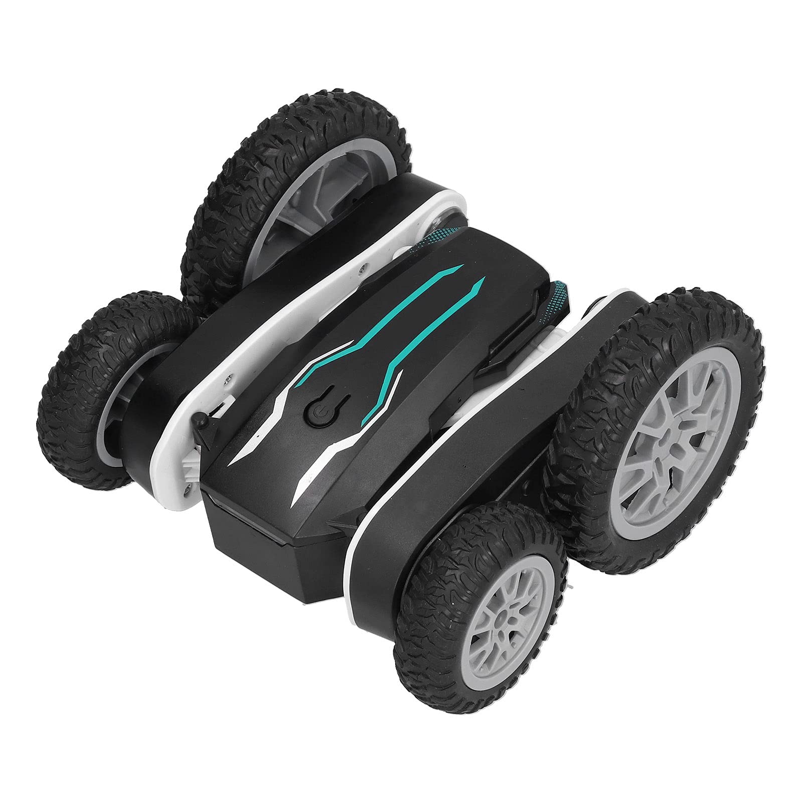 FEIP RC Stunt Car - Rechargeable Double-Sided Remote Control Car with Flexible Wheels for Indoor & Outdoor Play - Perfect for Backyard Racing, Birthday Gifts & Kids Parties (Black)