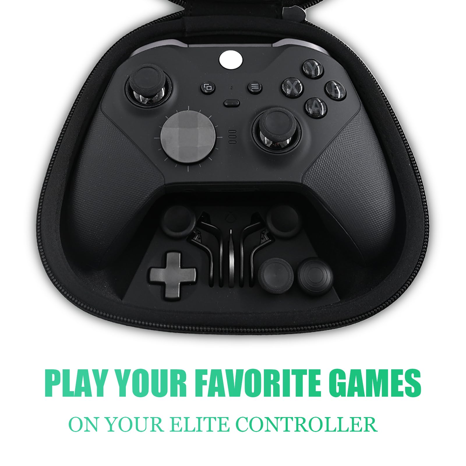 Elite Series 2 Controller for Xbox Series X/S & Xbox One - Premium Gaming Controller with Accessories & Protective Case | Perfect for Competitive Gaming, Streaming & Console Play