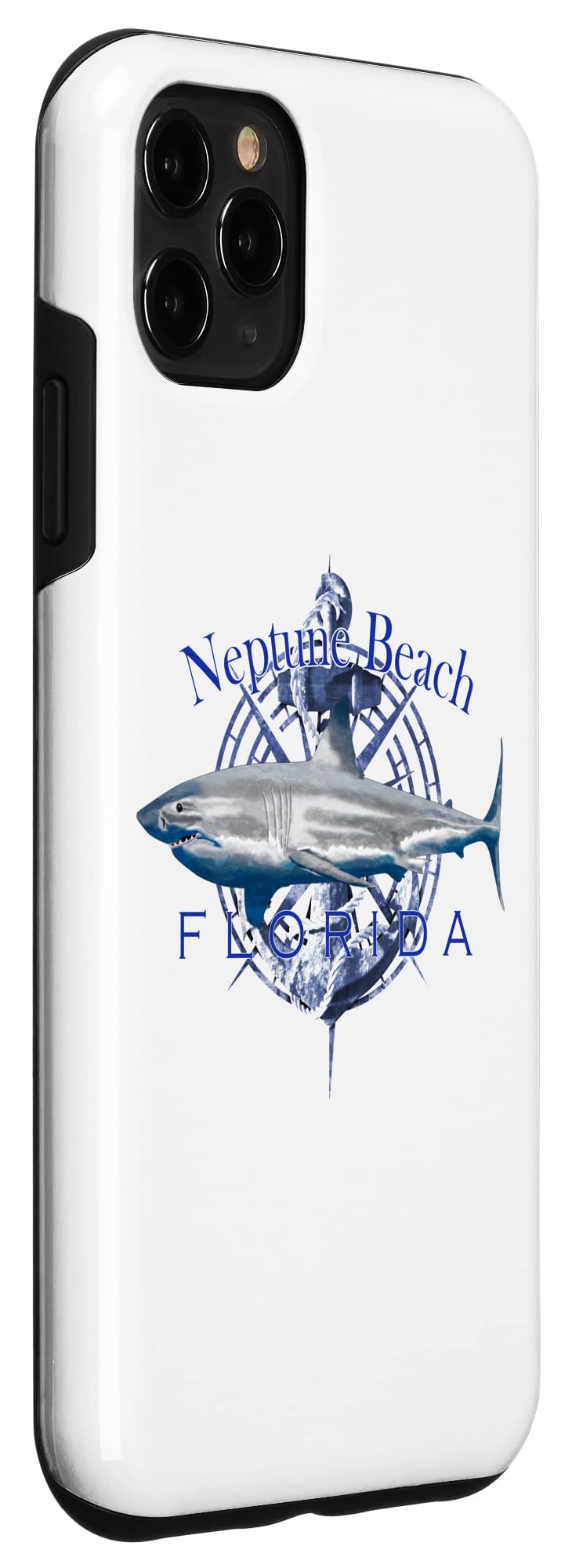 iPhone 11 Pro Max Case - Waterproof & Shockproof Nautical Sailing Design - Perfect for Boating, Beach & Outdoor Activities in Florida