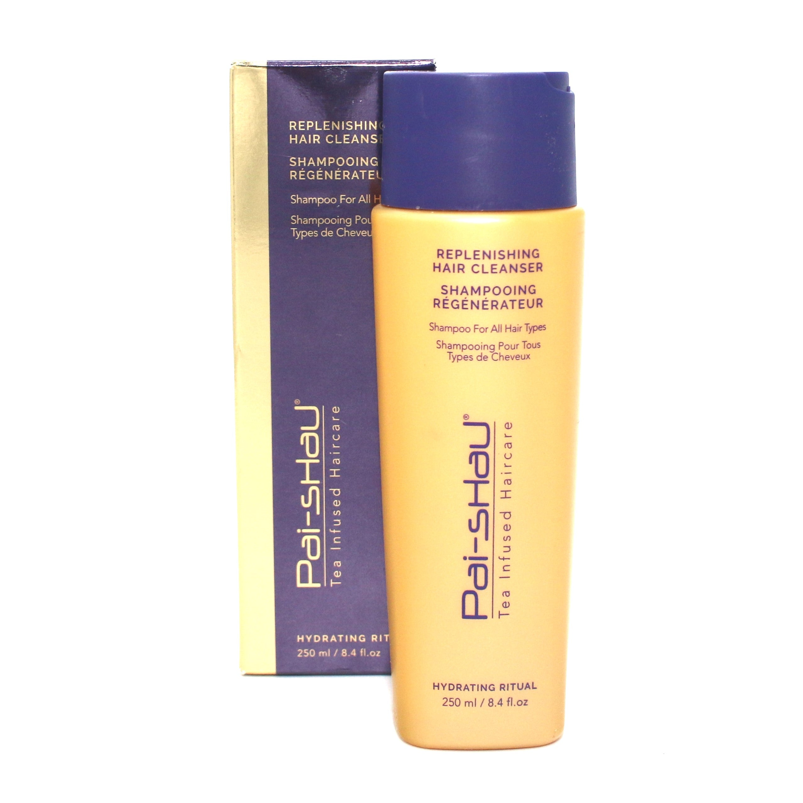 Pai Shau Replenishing Hair Cleanser 8.4 oz - Sulfate-Free Moisturizing Shampoo for Dry & Damaged Hair - Perfect for Daily Hydration & Hair Repair at Home or Salon