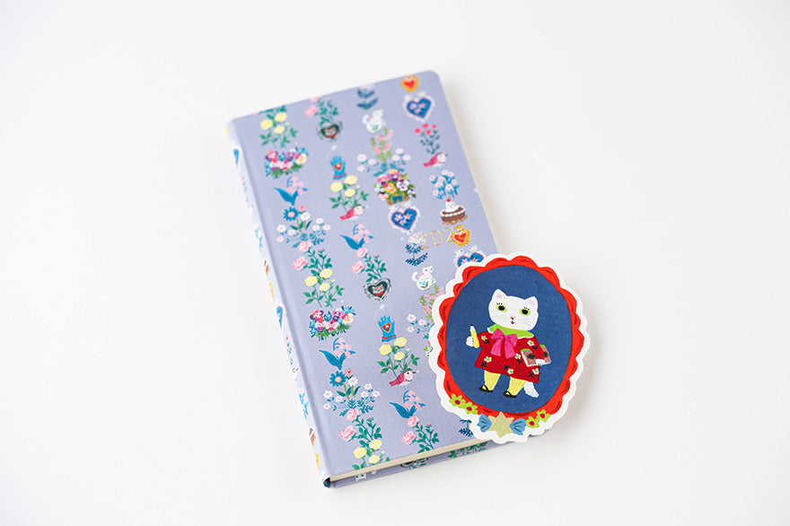 Hobonichi Techo 2025 Planner - Yumi Kitagishi Design Hardcover Weekly Notebook | English Edition | January Start, Monday Format | Perfect for Journaling, Scheduling & Productivity