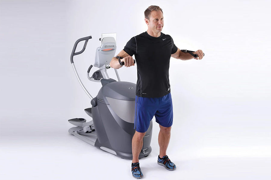 Octane Q47x Home Elliptical Machine - Low Impact Cardio Workout Equipment for Small Spaces | Perfect for Home Gym, Apartment Fitness & Indoor Training
