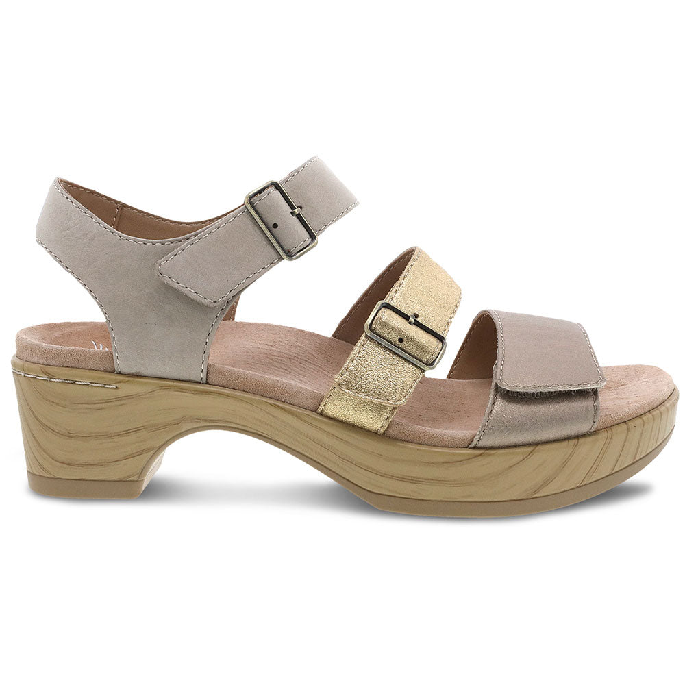 Malena Buckle Sandal Women's Casual Strappy Comfortable Walking Shoes - Perfect for Summer Outings, Beach Trips, and Everyday Wear