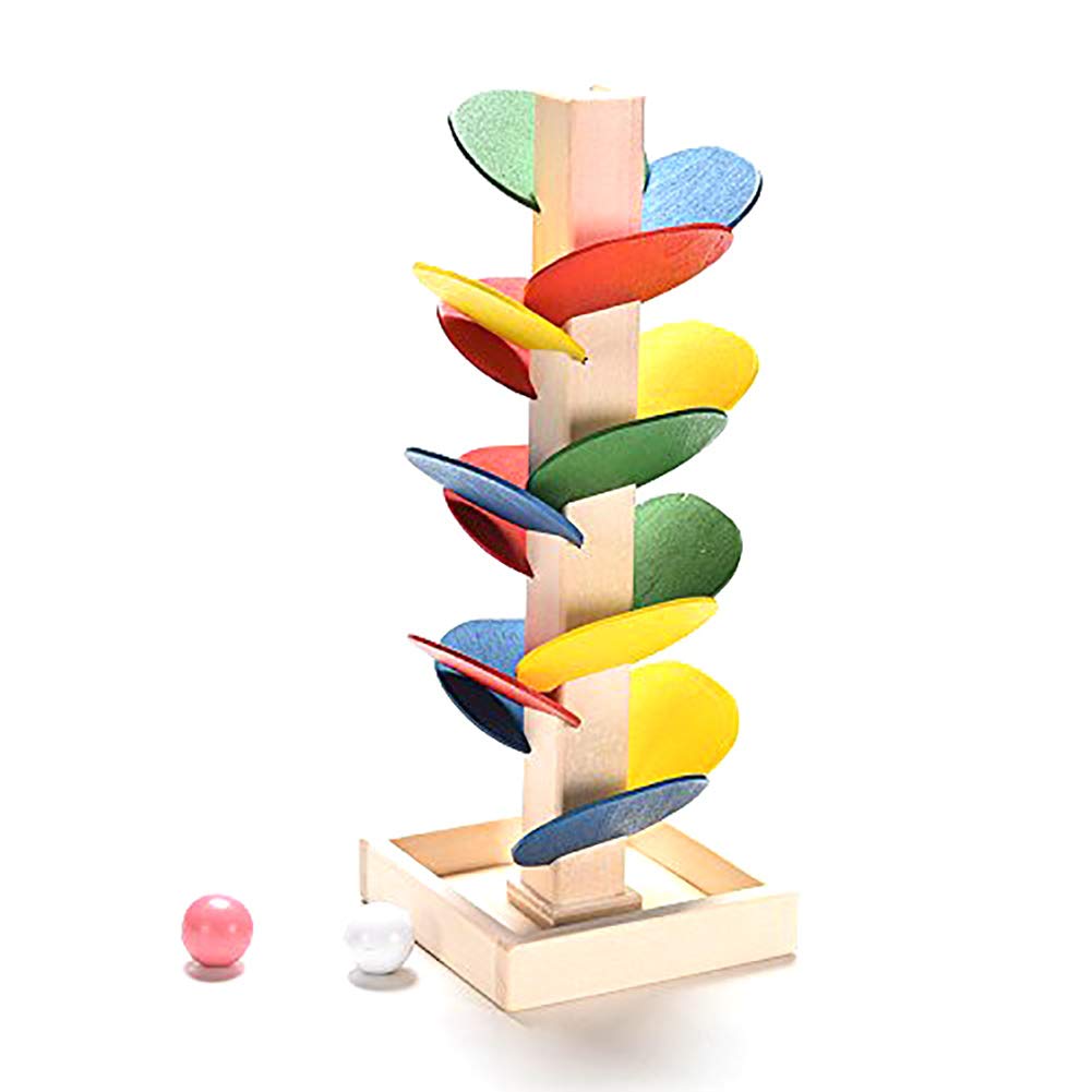 Zerodis Wooden Marble Ball Puzzle Toy - Petal Slide Trackball Game, Educational Brain Teaser for Kids, Fun STEM Learning Gift for Boys & Girls - Perfect for Home, Classroom, and Travel Play