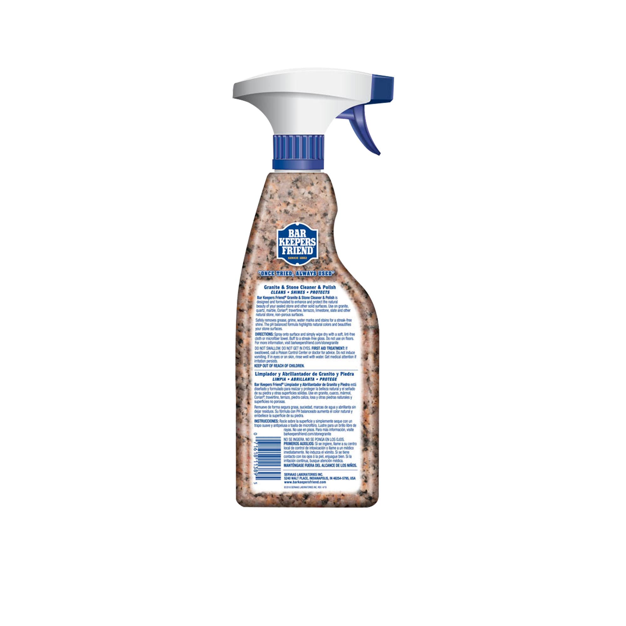 BAR KEEPERS FRIEND Granite Cleaner & Polish - Stone Restorer for Countertops, Floors & More | Safe for Kitchen & Bathroom Surfaces