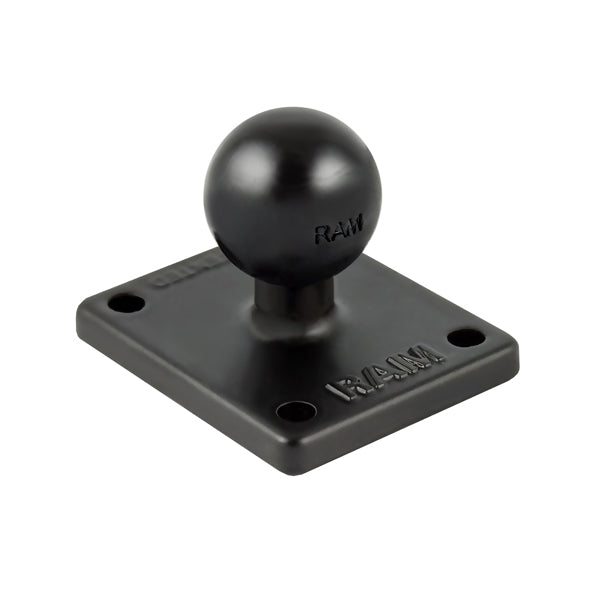 RAM B-347U Motorcycle GPS Mount with Ball & AMPs Pattern - Compatible with Garmin Zumo, TomTom Rider & Urban Rider - Secure Navigation for Adventure & Urban Riding