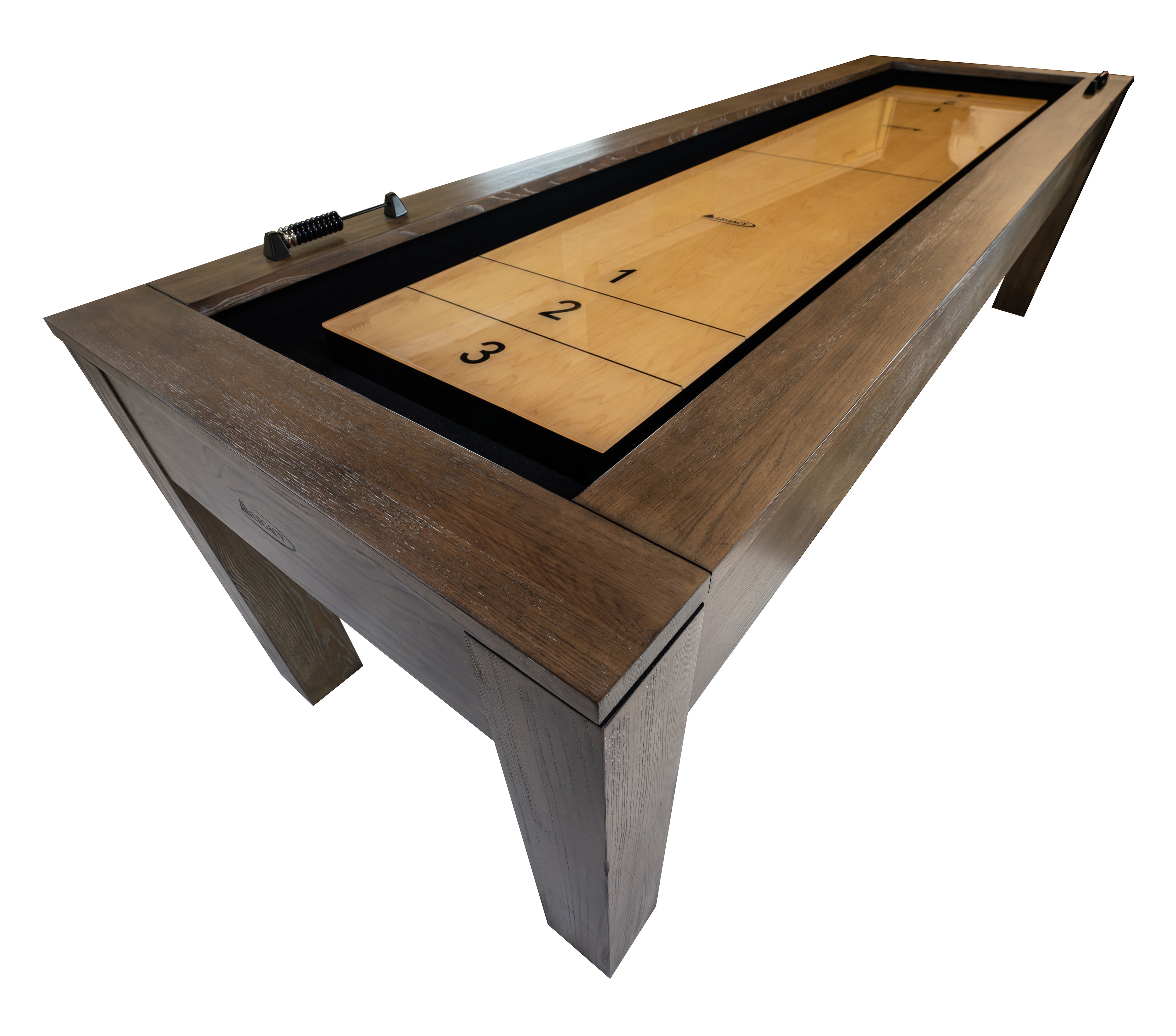 Baylor 12 Ft Shuffleboard Table - Rustic Series | Premium Indoor/Outdoor Game for Home, Bar, or Man Cave Entertainment