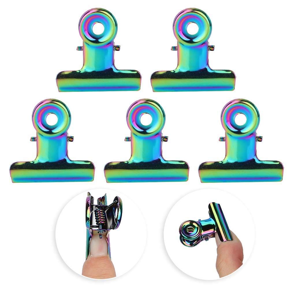 5Pcs Nail Tips Clips for Gel Nails Extension - Multi-Functional Nail Clamps for Quick Building & Fake Nail Application - Professional Manicure Tools for Salon & Home Use
