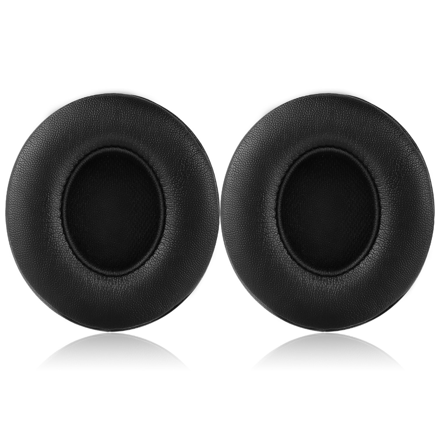Premium Replacement Earpads for Beats Solo2 Wired Headphones - JECOBB Protein Leather Memory Foam Ear Cushions (Black) | Comfort Upgrade for Music, Gaming & Travel | Solo2 Wired Only (Not Compatible with Solo 2/3 Wireless)