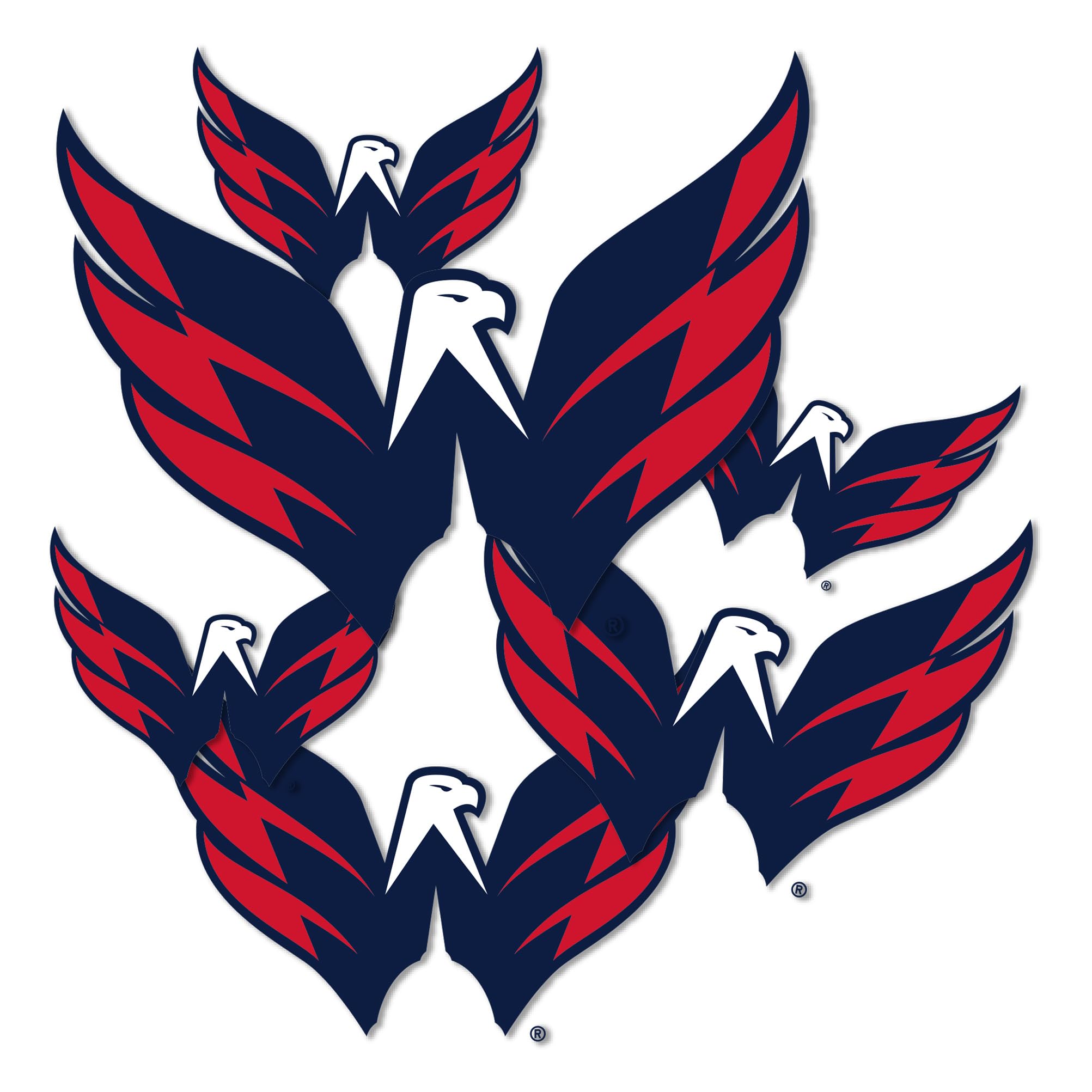 Washington Capitals NHL Hockey Team Desert Cactus Vinyl Decal Sticker - Laptop, Water Bottle, Car, Scrapbook Decoration - Perfect for Fans, Gifts & Sports Memorabilia (Type 3)