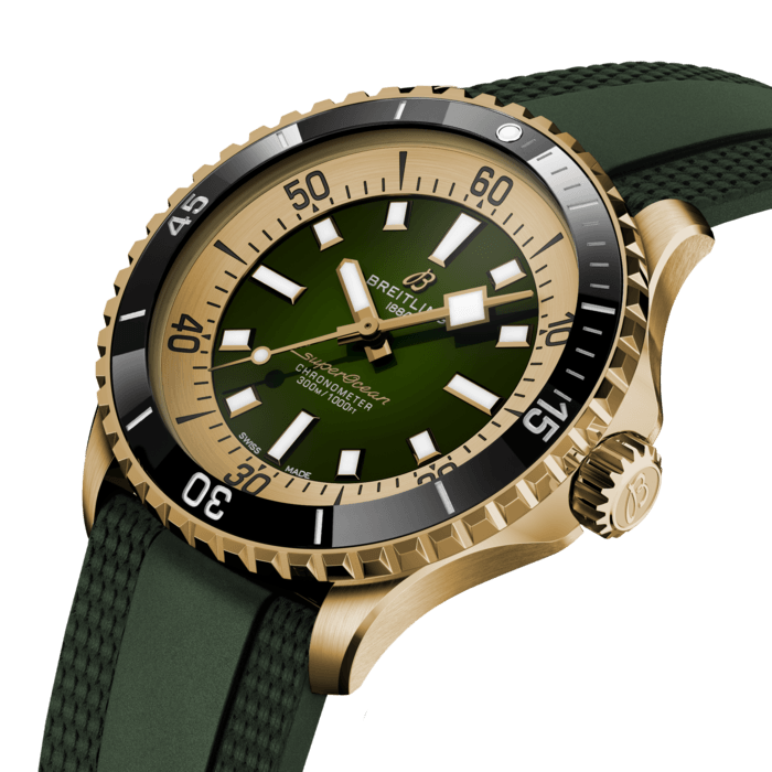 Breitling Superocean Automatic 42mm Bronze Men's Diver Watch - Luxury Waterproof Timepiece for Swimming, Diving & Everyday Wear