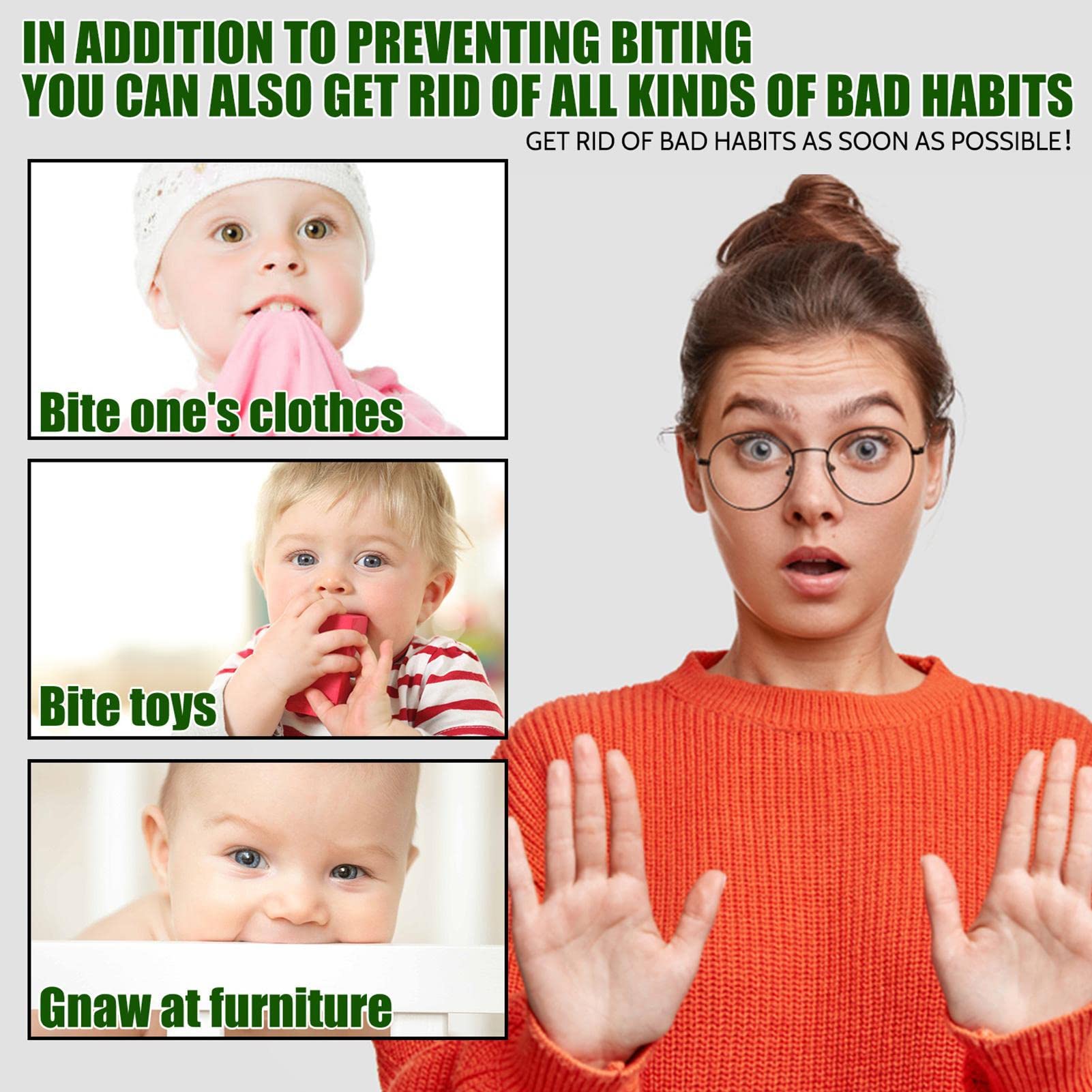 Natural Anti Nail Biting Polish for Kids - Stop Thumb Sucking & Nail Biting | Bitter Nail Water Solution | Safe 10ml Formula | Perfect for Toddlers & Children's Nail Care Routine