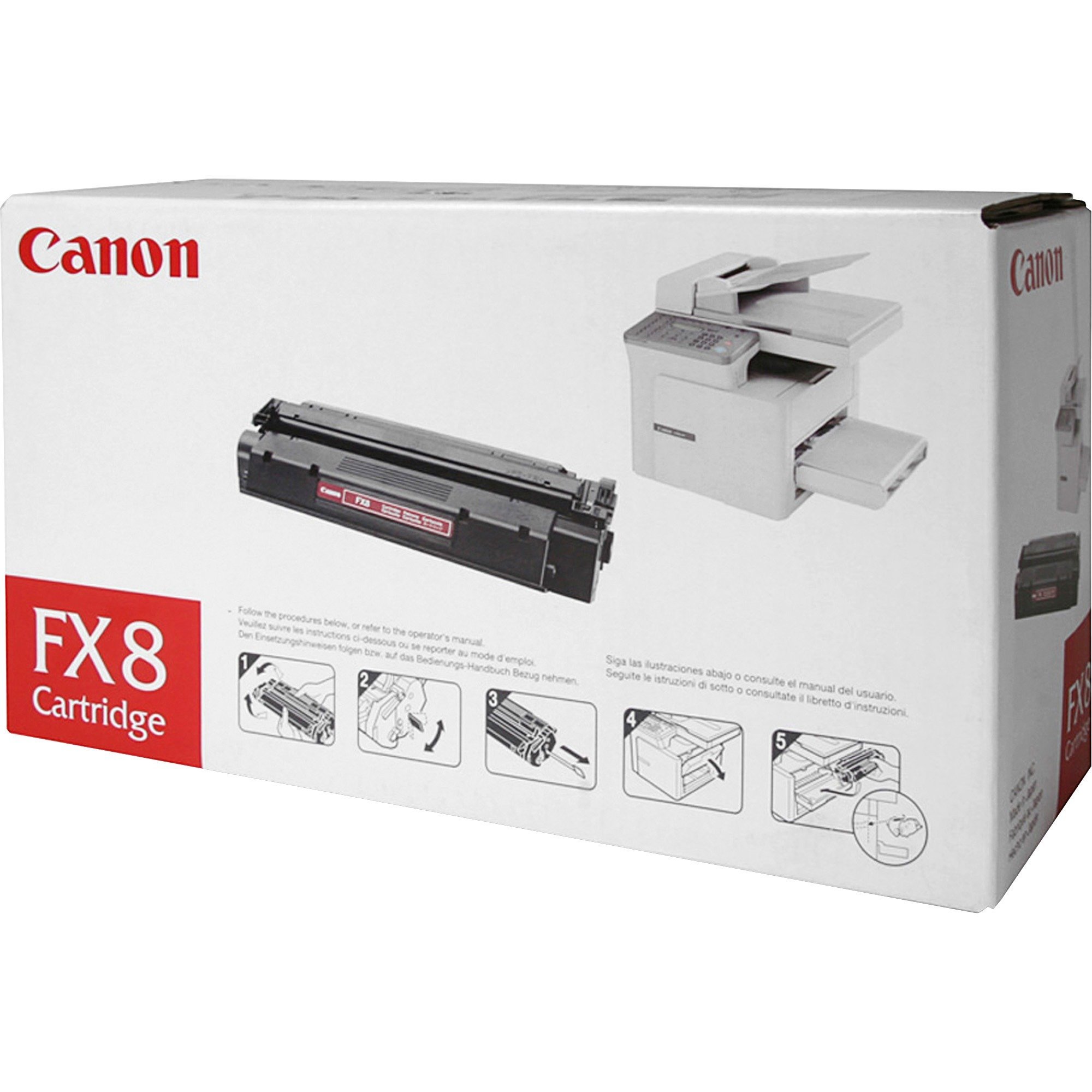 Canon FX8 (FX-8) Black Toner Cartridge - High Yield 3500 Pages | Compatible with Canon Printers for Office & Home Use